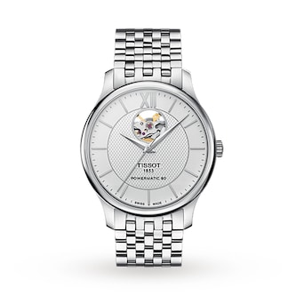 Tissot T-Classic Tradition Powermatic 80 Open Heart 40mm Mens Watch Tissot T-Classic Tradition Powermatic 80 Open Heart 40mm Mens Watch