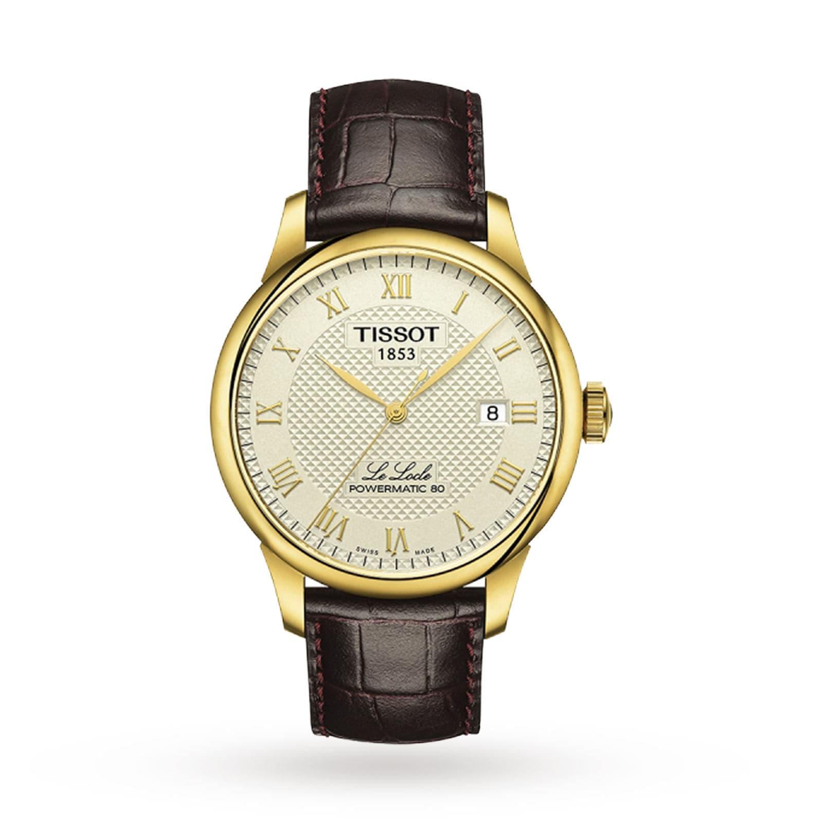 Tissot Couturier Black Dial Diamond Ladies Leather Watch T035.210.66.051.00  - Walmart.com