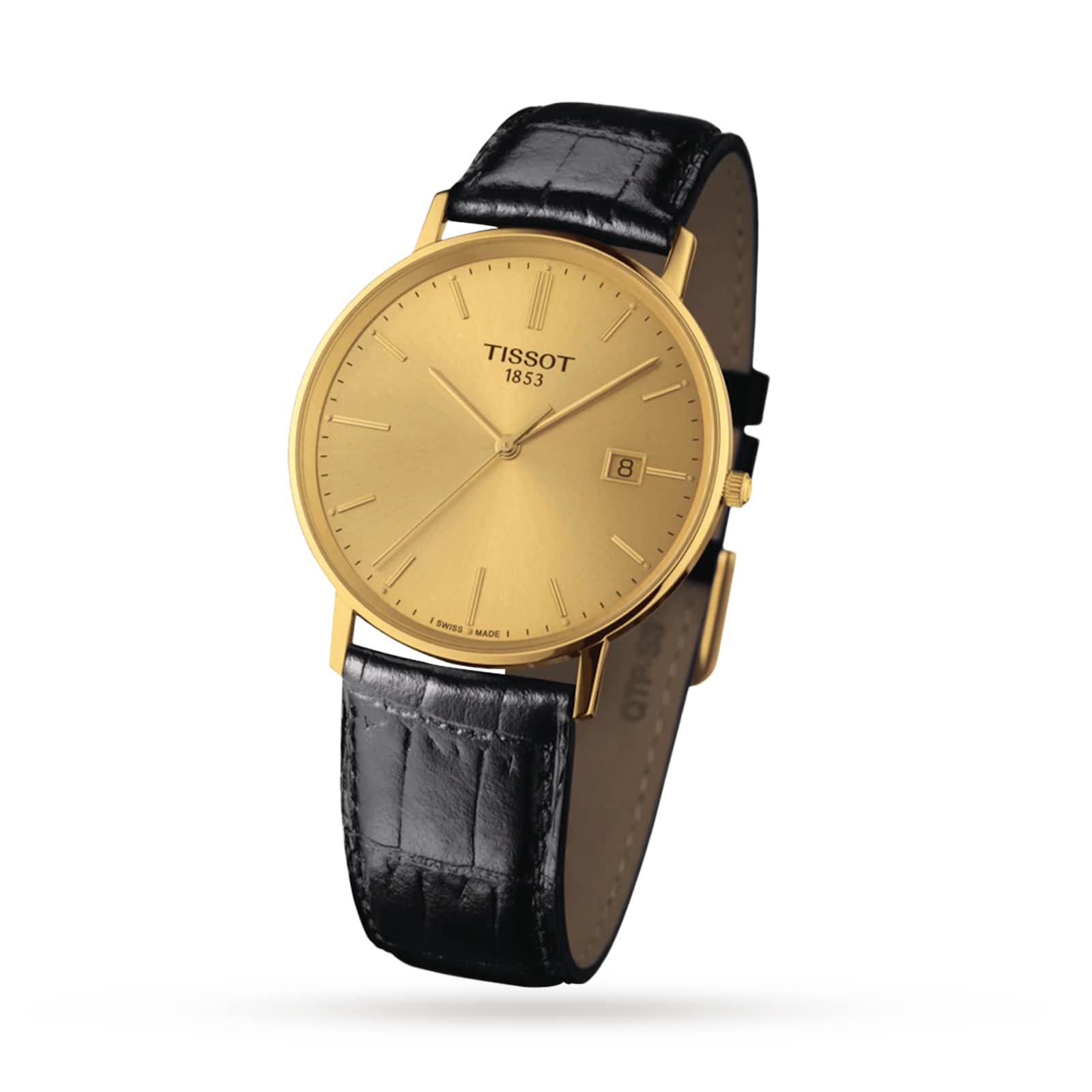 Tissot T Gold Goldrun Sapphire 18K Gold 38mm Unisex Watch