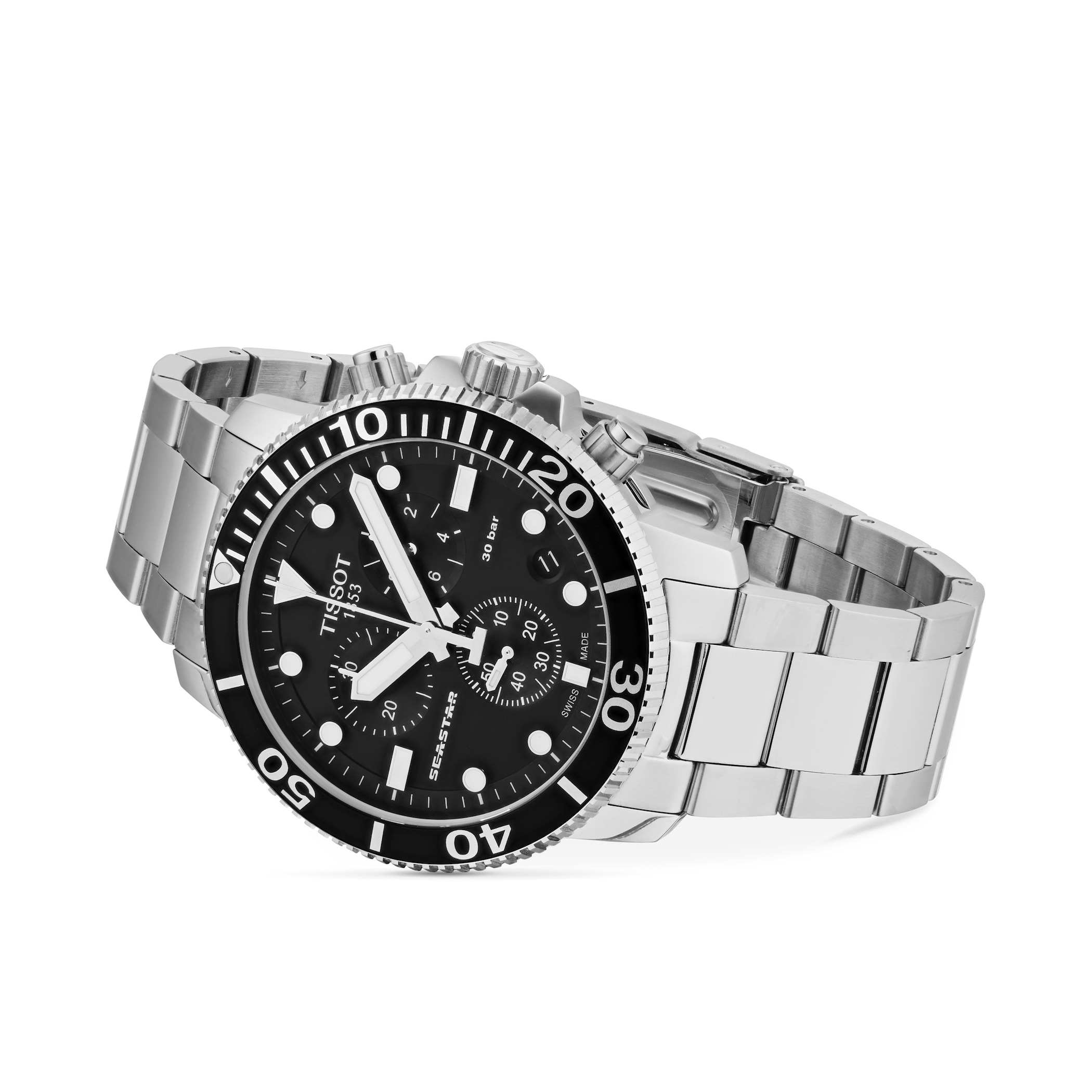 Tissot Seastar 45.5mm Mens Watch Black Tissot Seastar 45.5mm Mens Watch Black