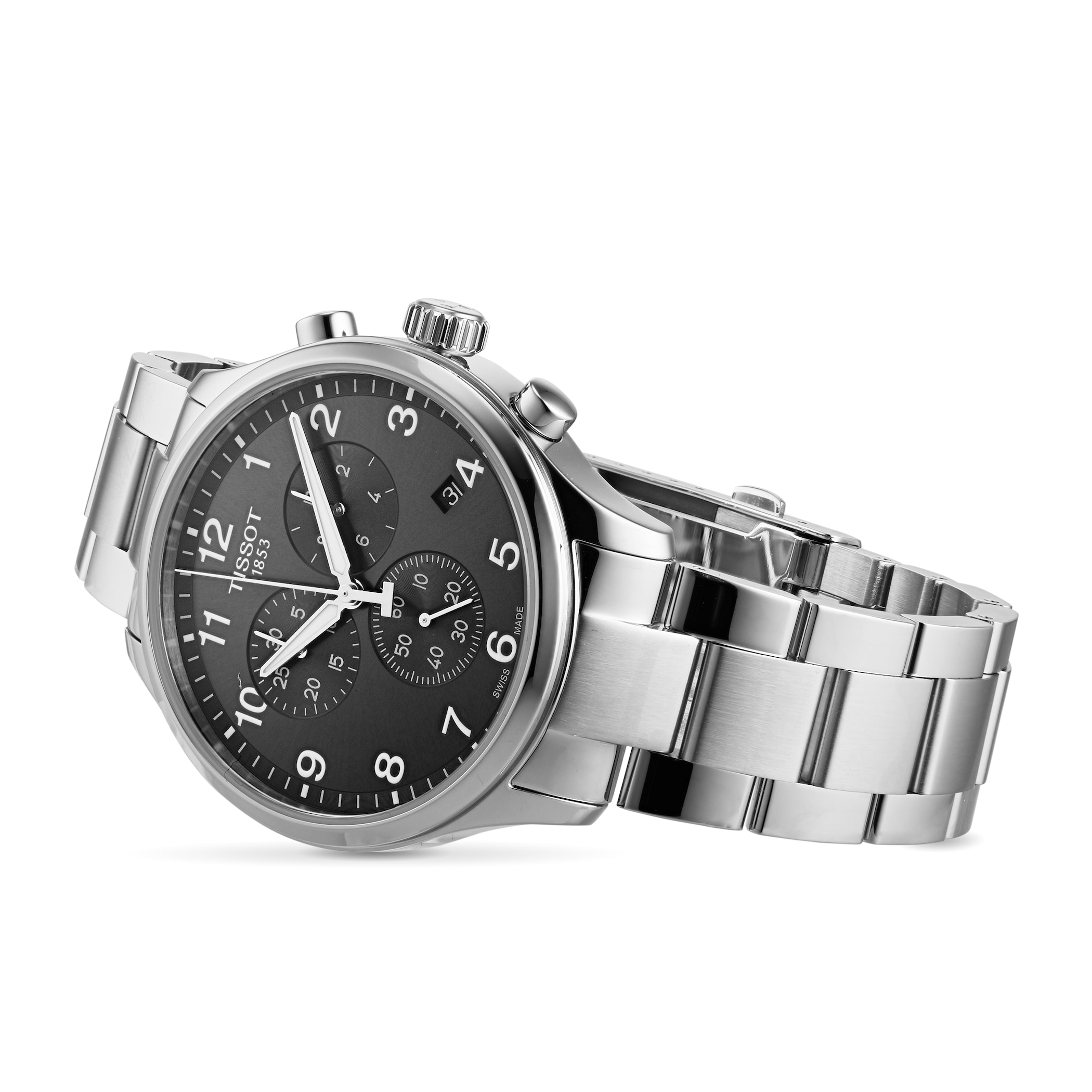 Tissot Chrono XL Classic 45mm Mens Watch Black Tissot Chrono XL Classic 45mm Mens Watch Black