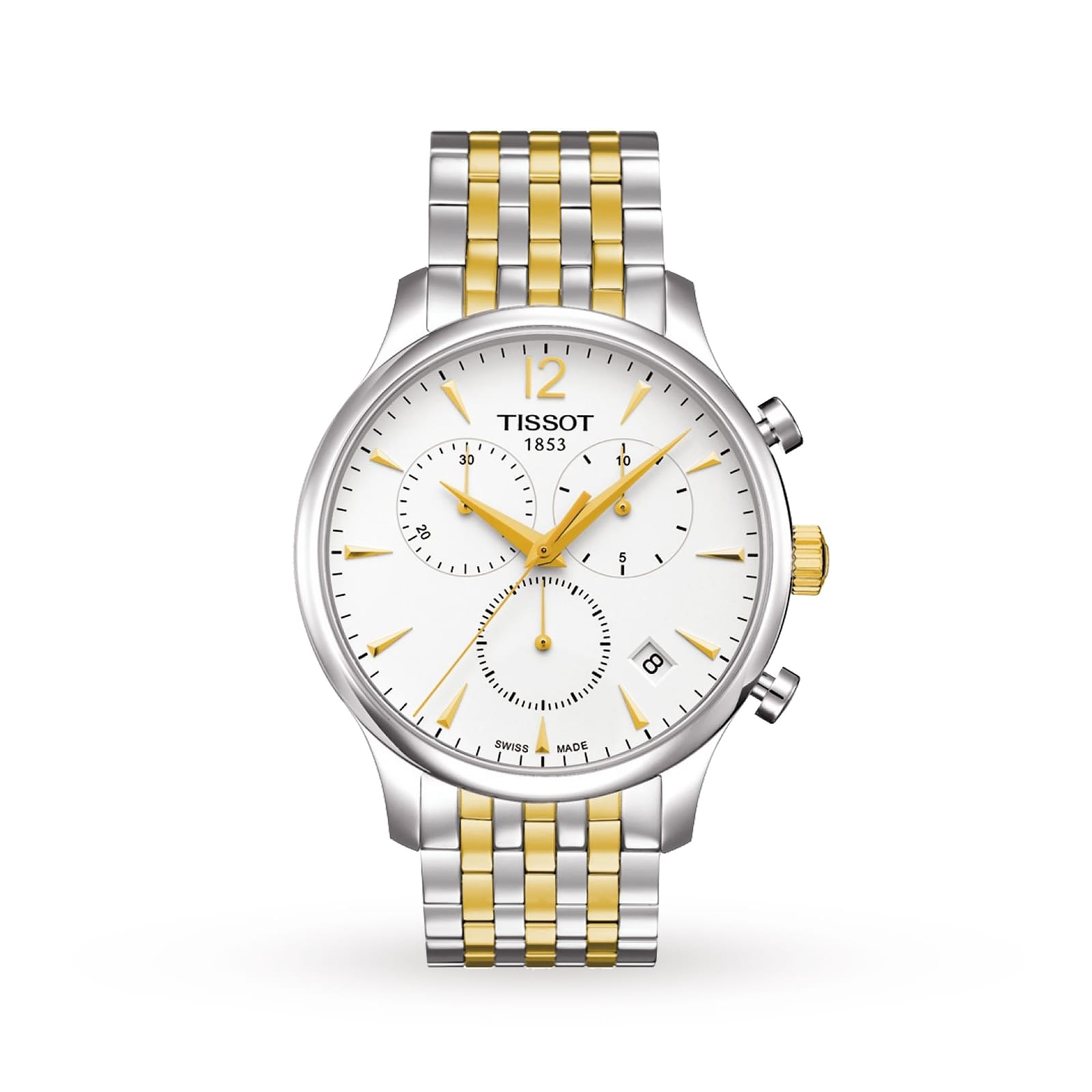 Tissot T Classic Tradition Two Tone Chronograph 42mm