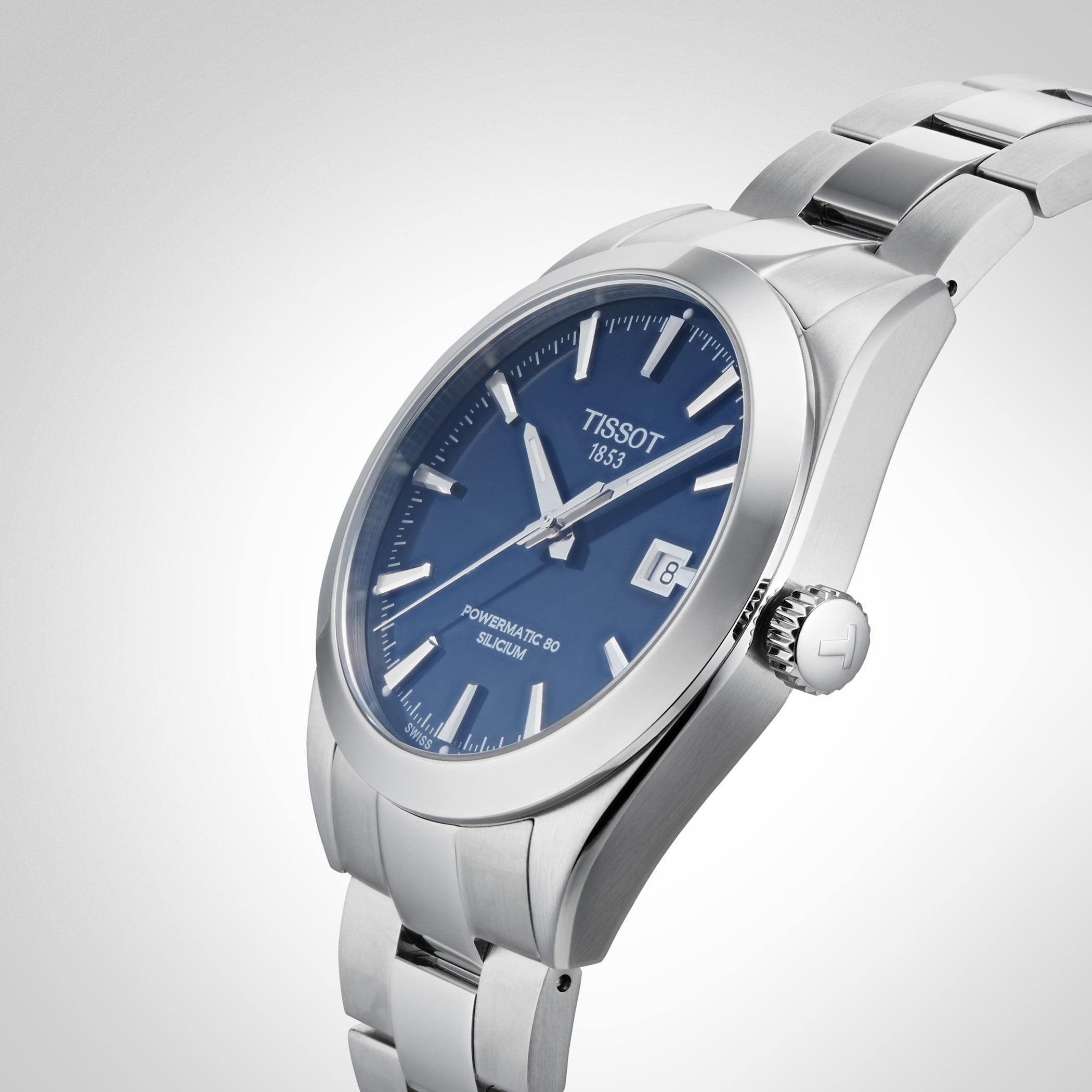 Tissot Gentleman 40mm Mens Watch Blue