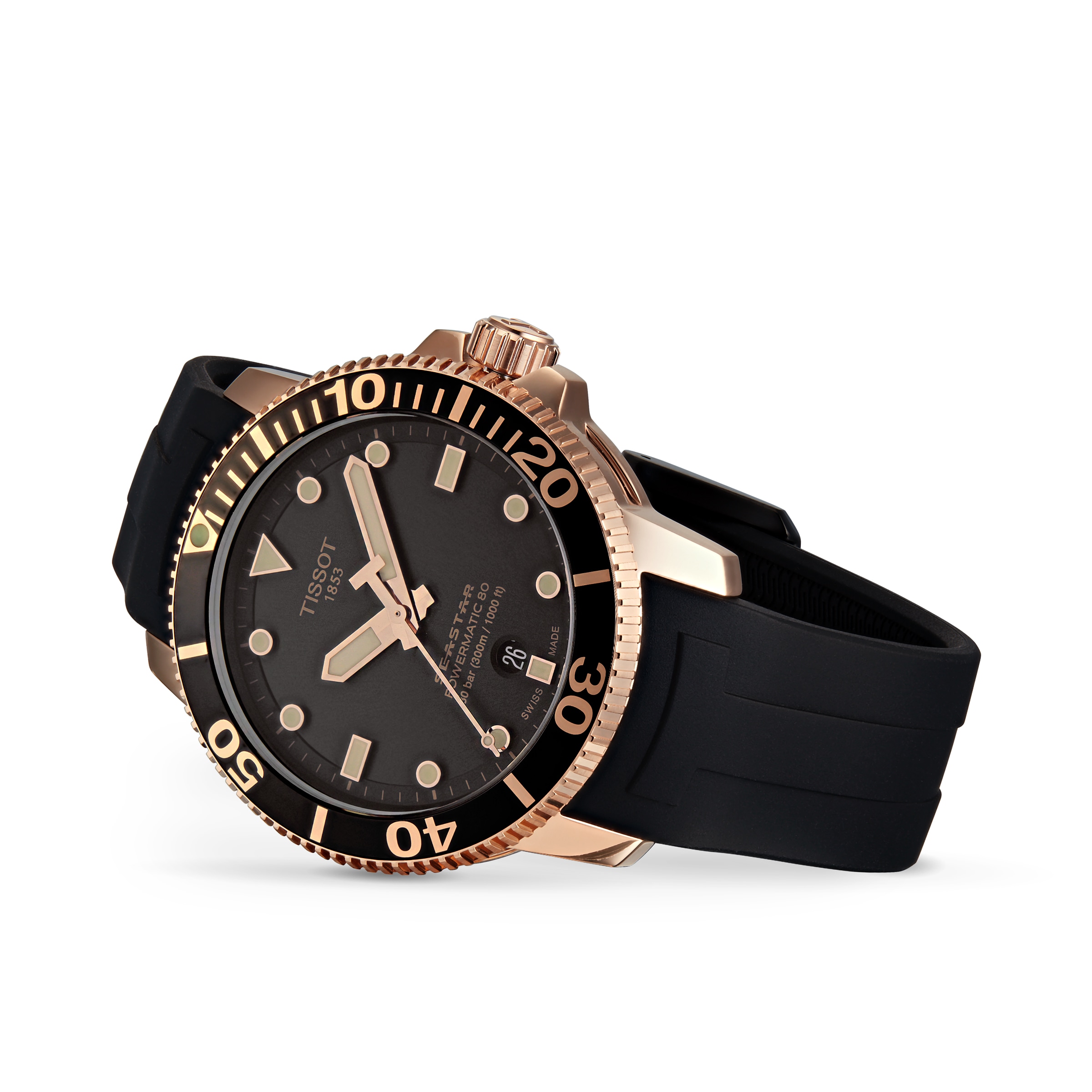 Tissot seastar 1000 hot sale rose gold