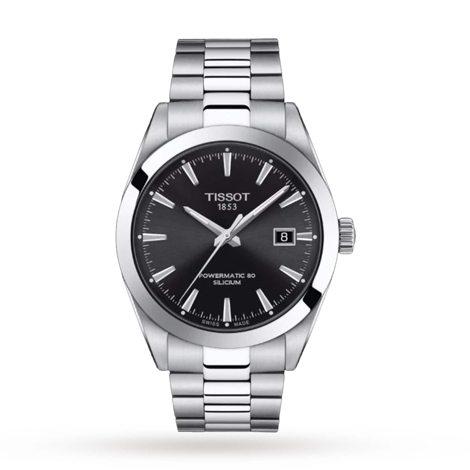 Tissot T Classic Gentleman Powermatic 80 Silicium 40mm Mens Watch