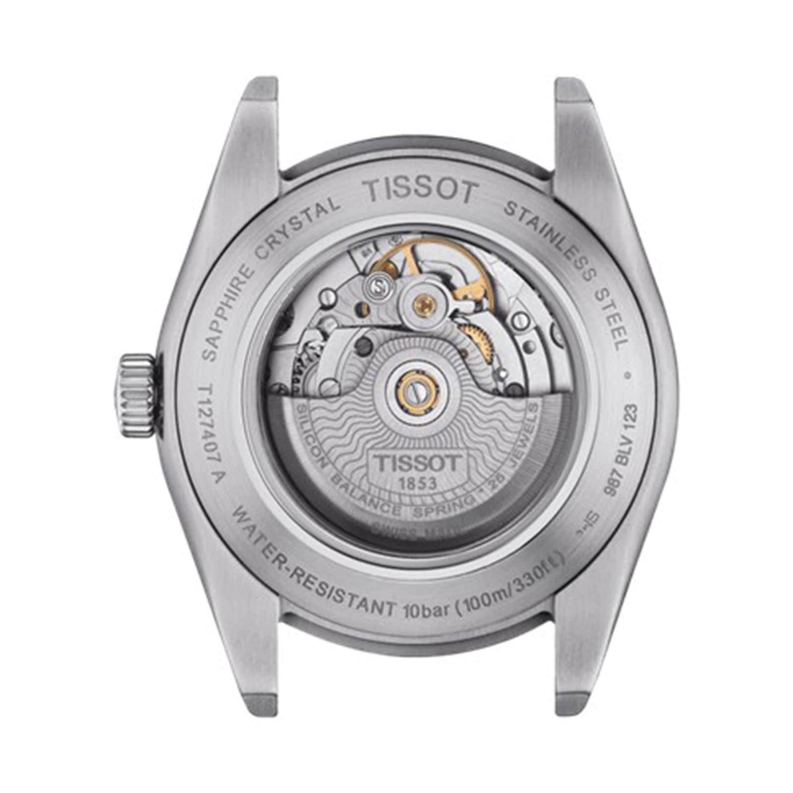 Tissot Gentleman Powermatic 80 Silicium 40mm Mens Watch Black
