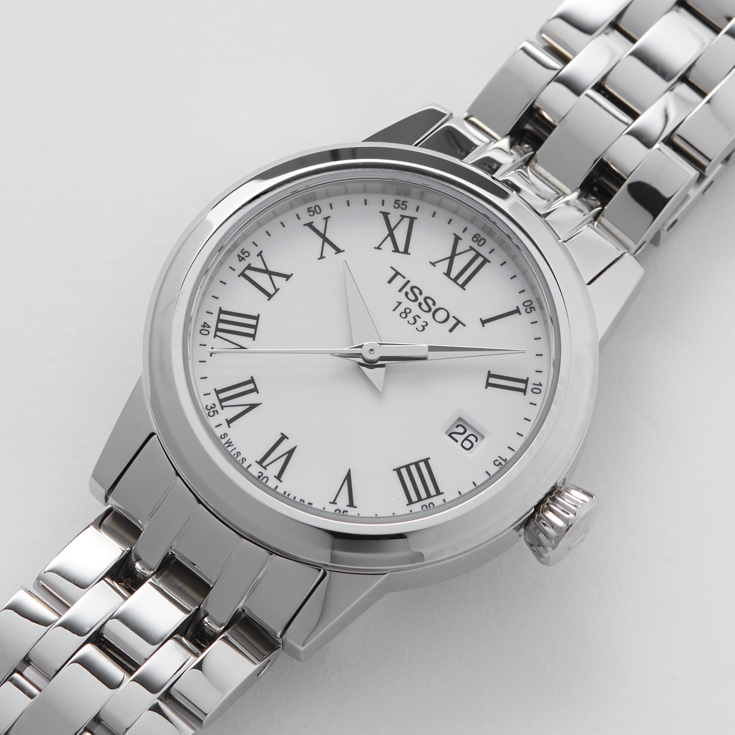 White tissot outlet ladies watch