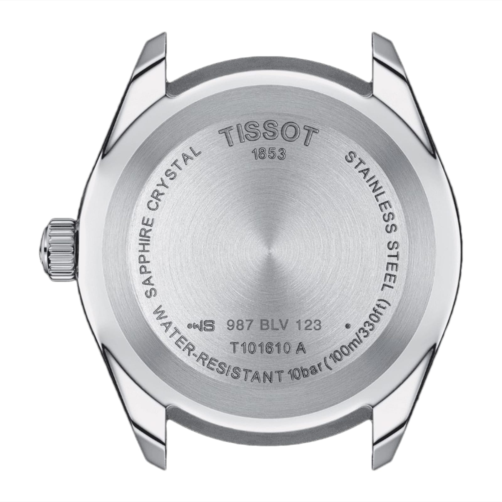 Tissot stainless steel back on sale 1853