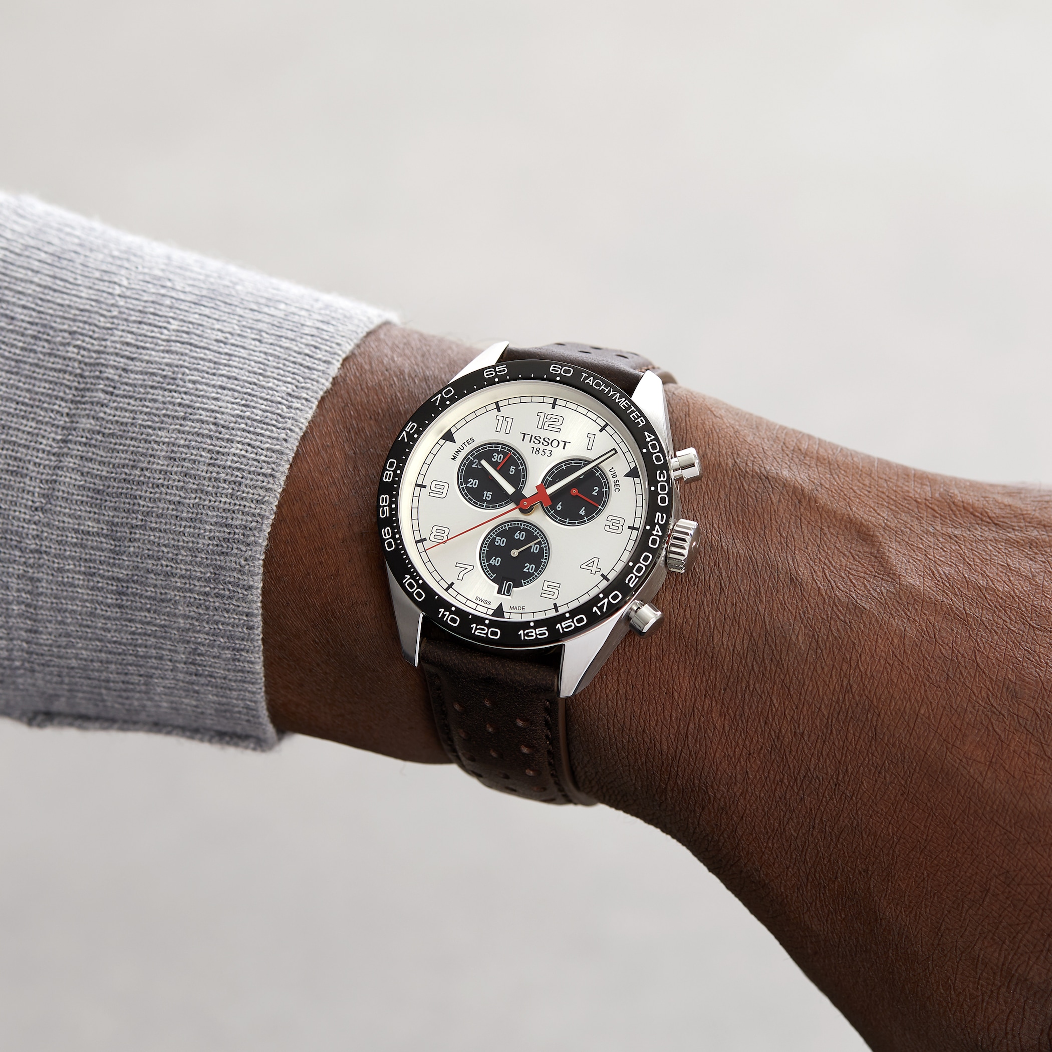 Tissot PRS 516 Chronograph 45mm Mens Watch Silver Tissot PRS 516 Chronograph 45mm Mens Watch Silver