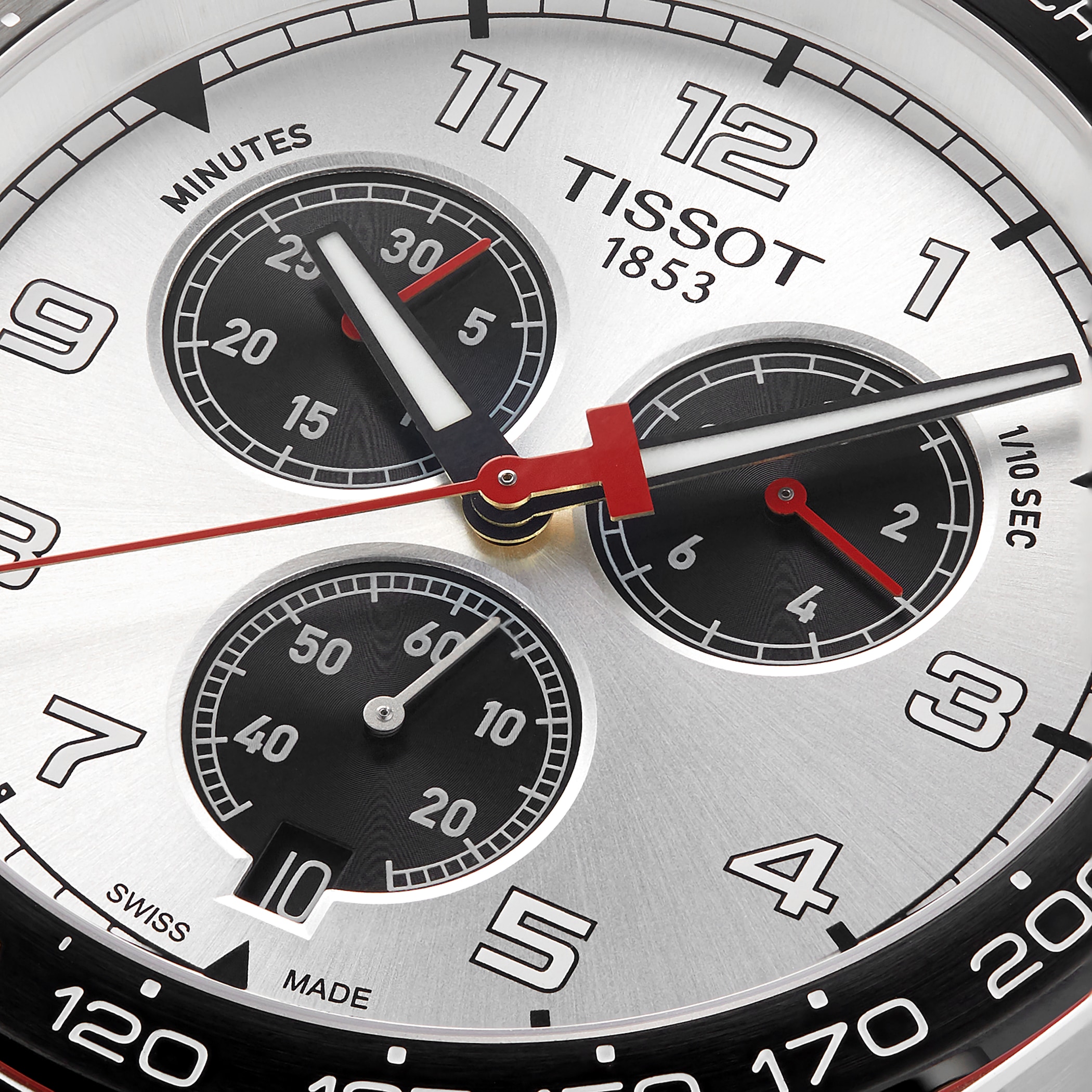 Tissot PRS 516 Chronograph 45mm Mens Watch Silver Tissot PRS 516 Chronograph 45mm Mens Watch Silver