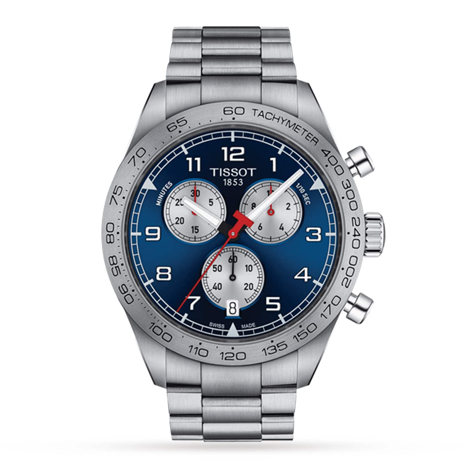 Tissot sales chronograph blue