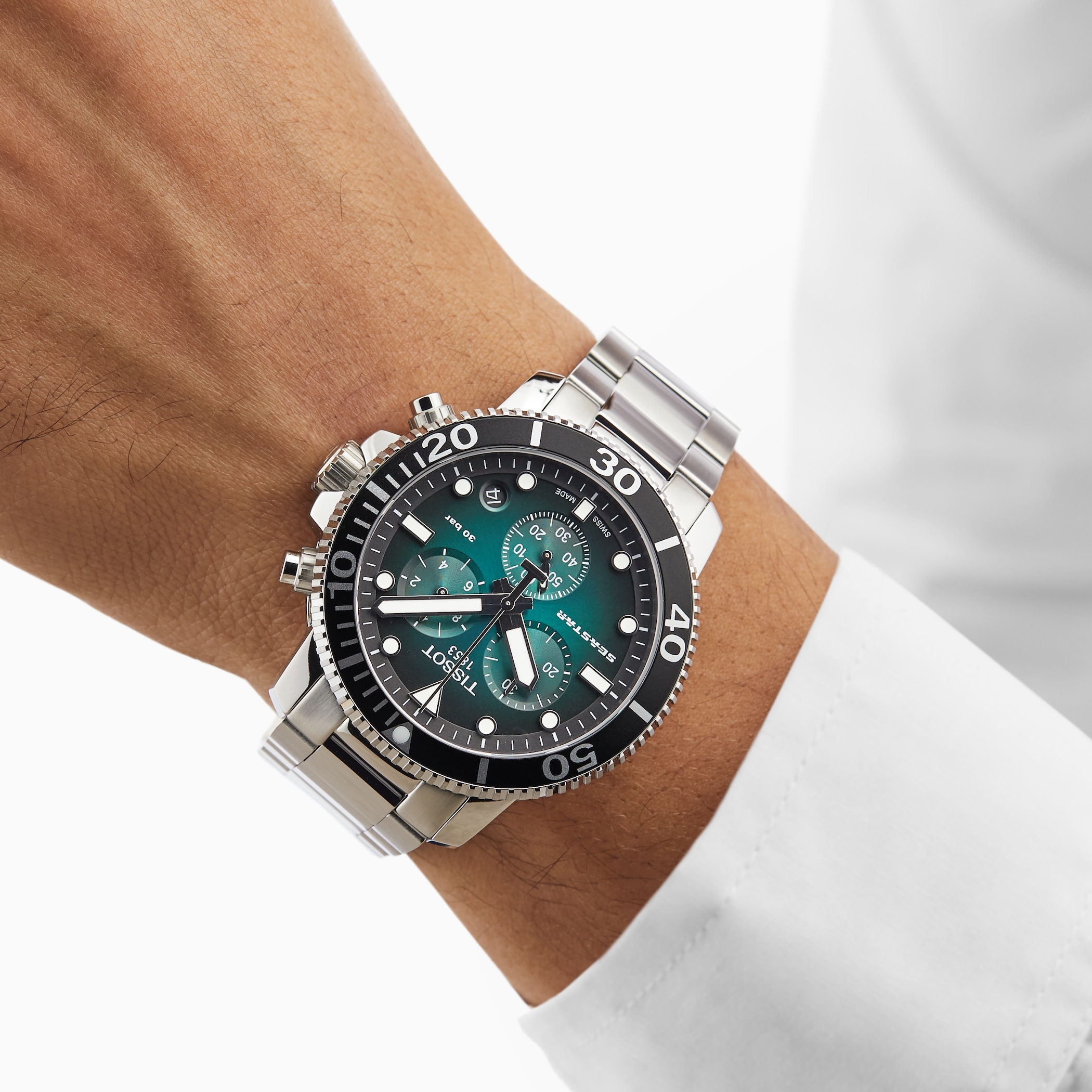 Tissot Seastar 1000 Quartz Chronograph 45.5mm Mens Watch