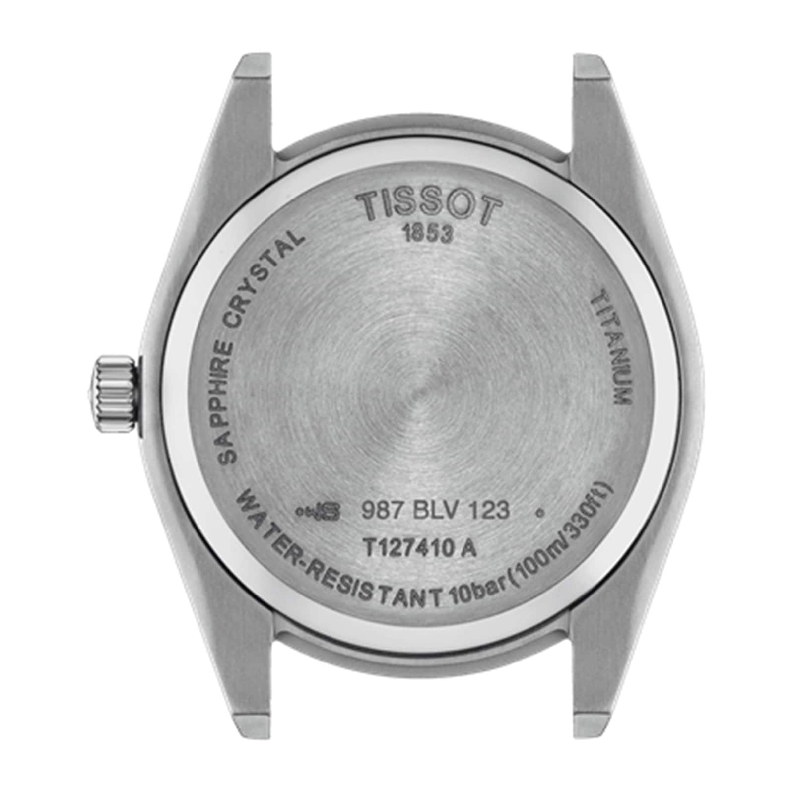 Tissot Gentleman Titanium 40mm Mens Watch T1274104404100 Watches