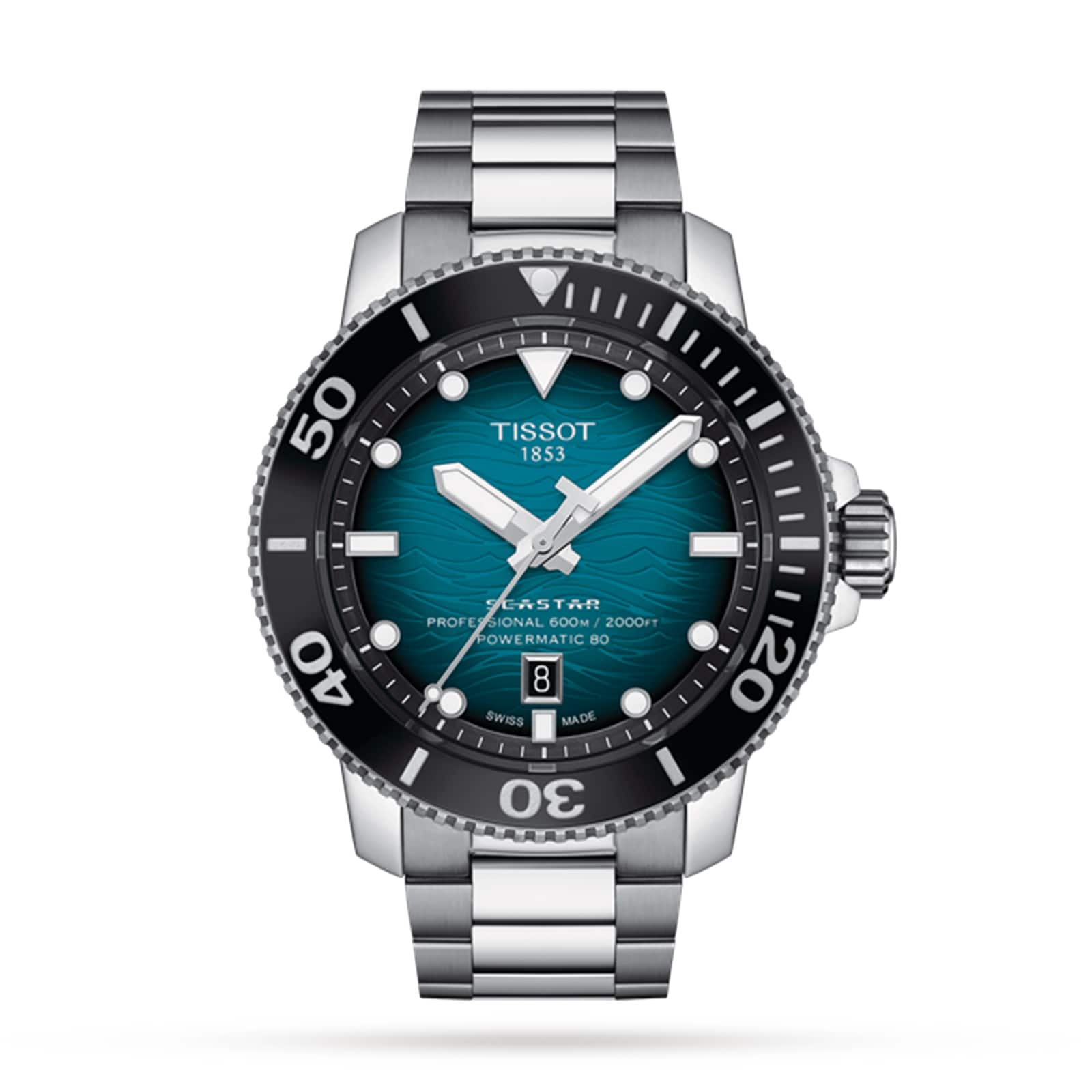 Tissot Seastar 2000 Professional Powermatic 80 46mm Mens Watch Tissot Seastar 2000 Professional Powermatic 80 46mm Mens Watch