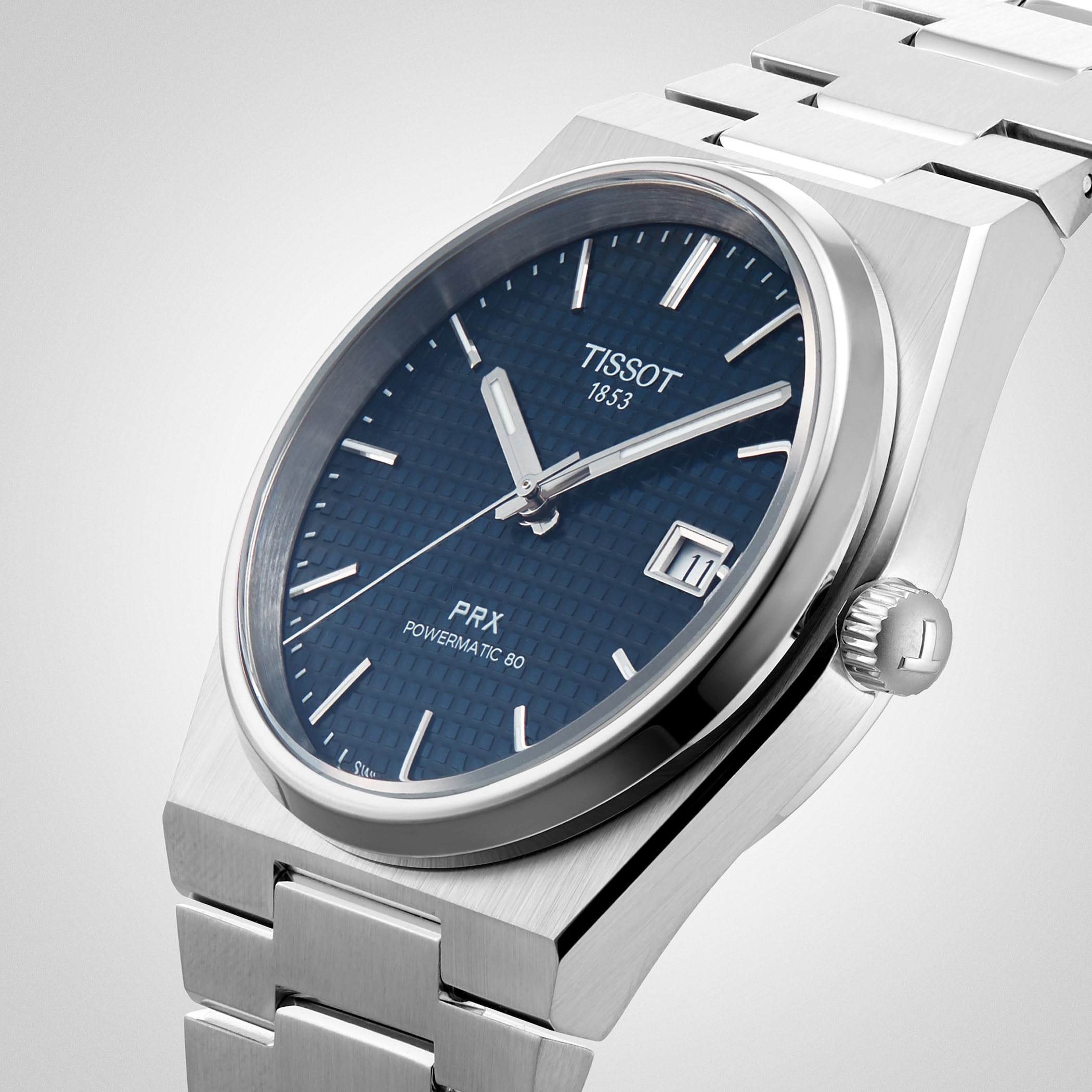 Tissot PRX Powermatic 80 40mm Mens Watch Blue Tissot PRX Powermatic 80 40mm Mens Watch Blue