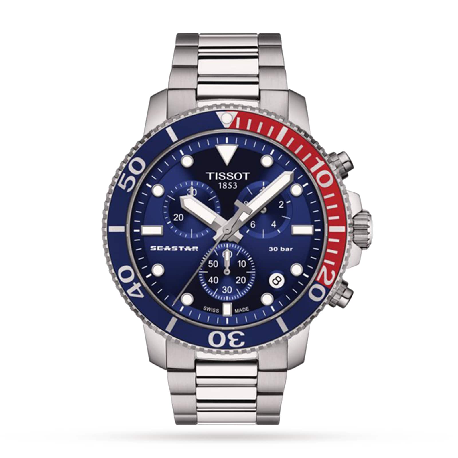 Tissot Seastar 1000 44.5mm Mens Watch Blue Tissot Seastar 1000 44.5mm Mens Watch Blue