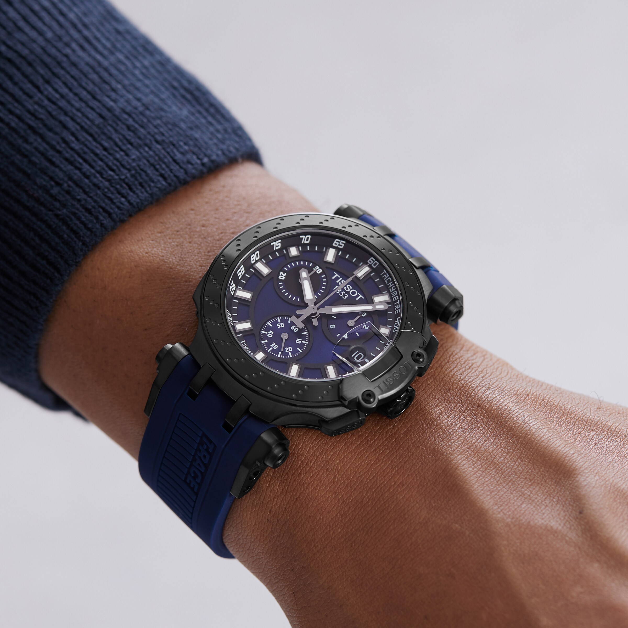 Tissot t race discount blue