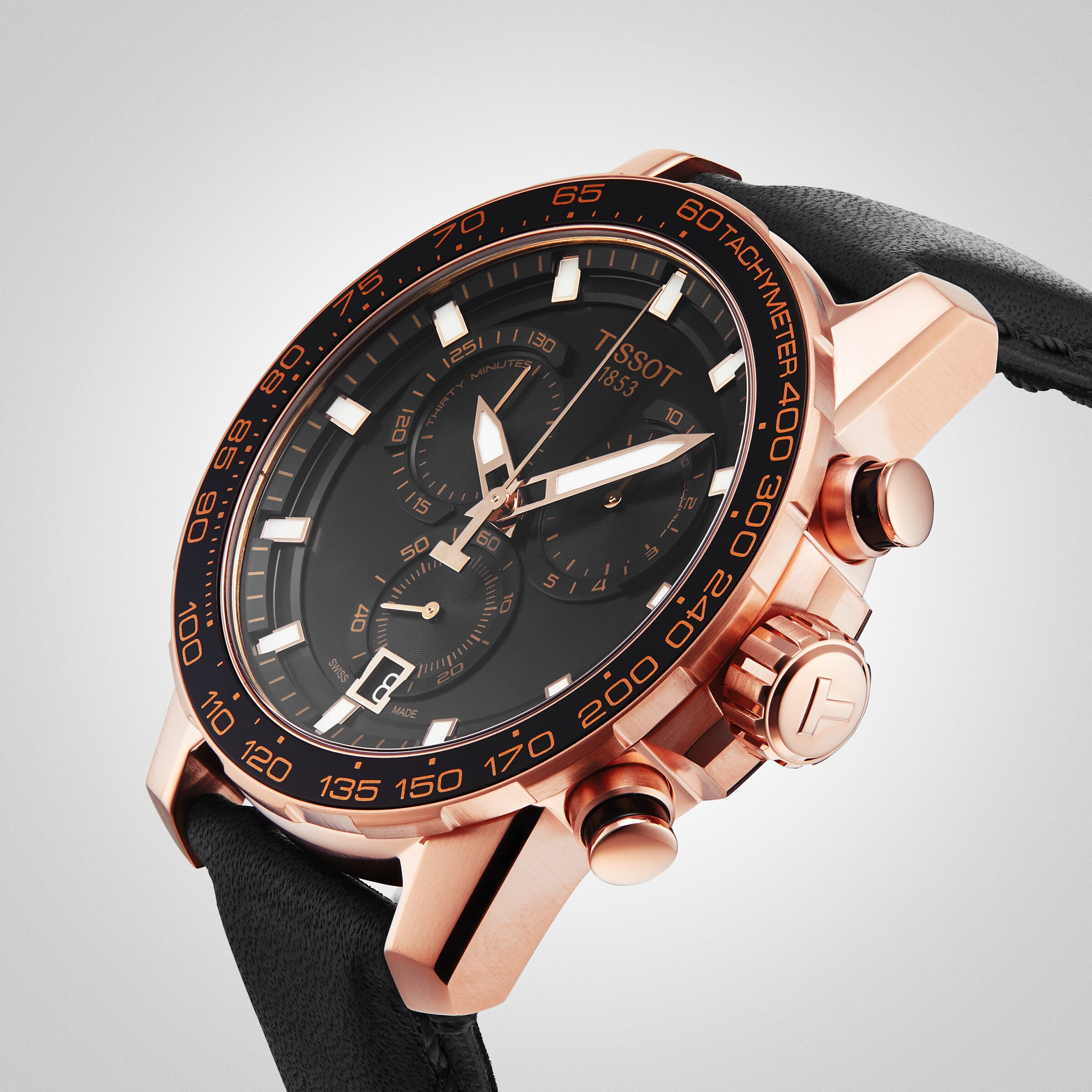 Tissot tradition rose gold pvd men's quartz classic outlet chronograph