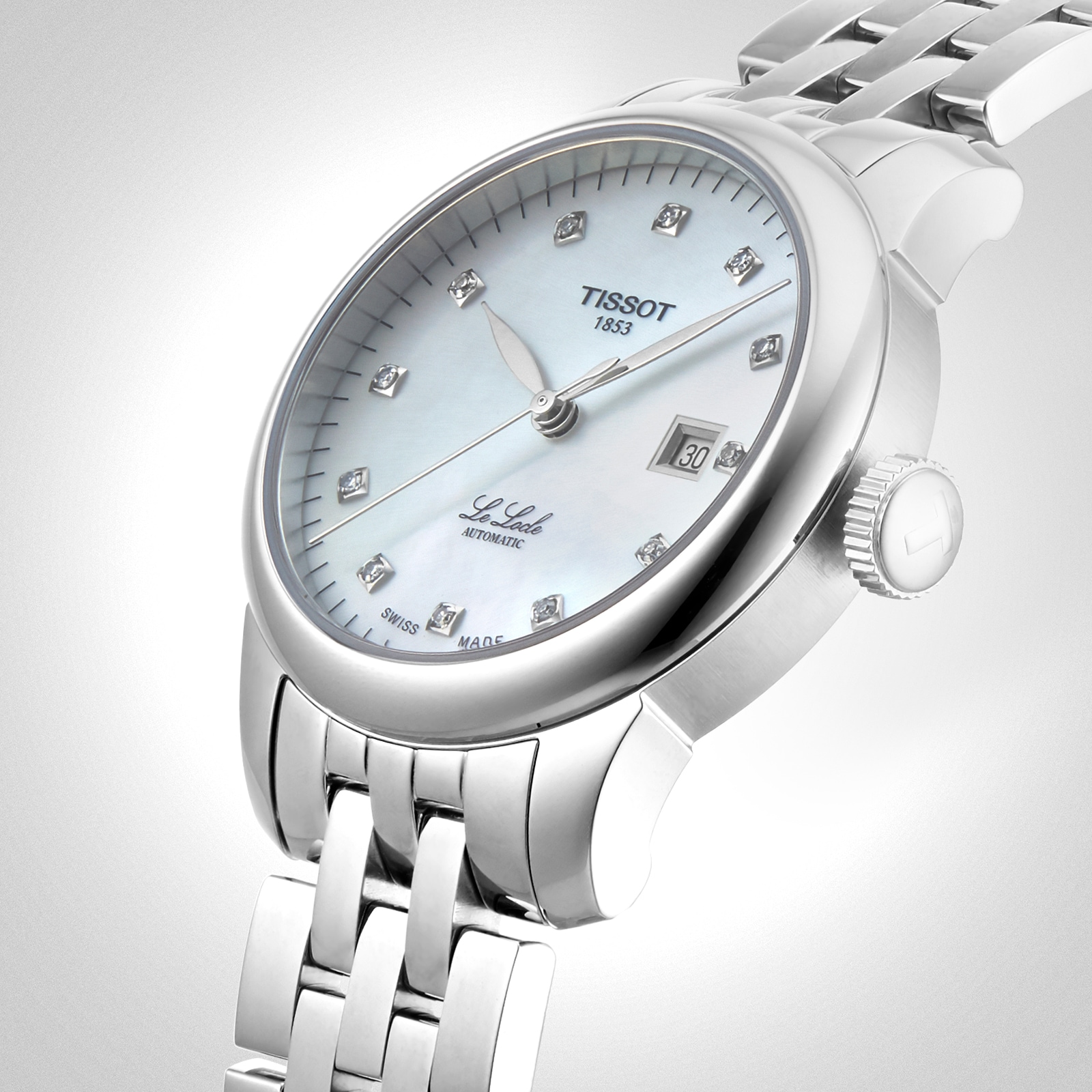 Buy White rounded embellished wristwatch for women Online. – Odette