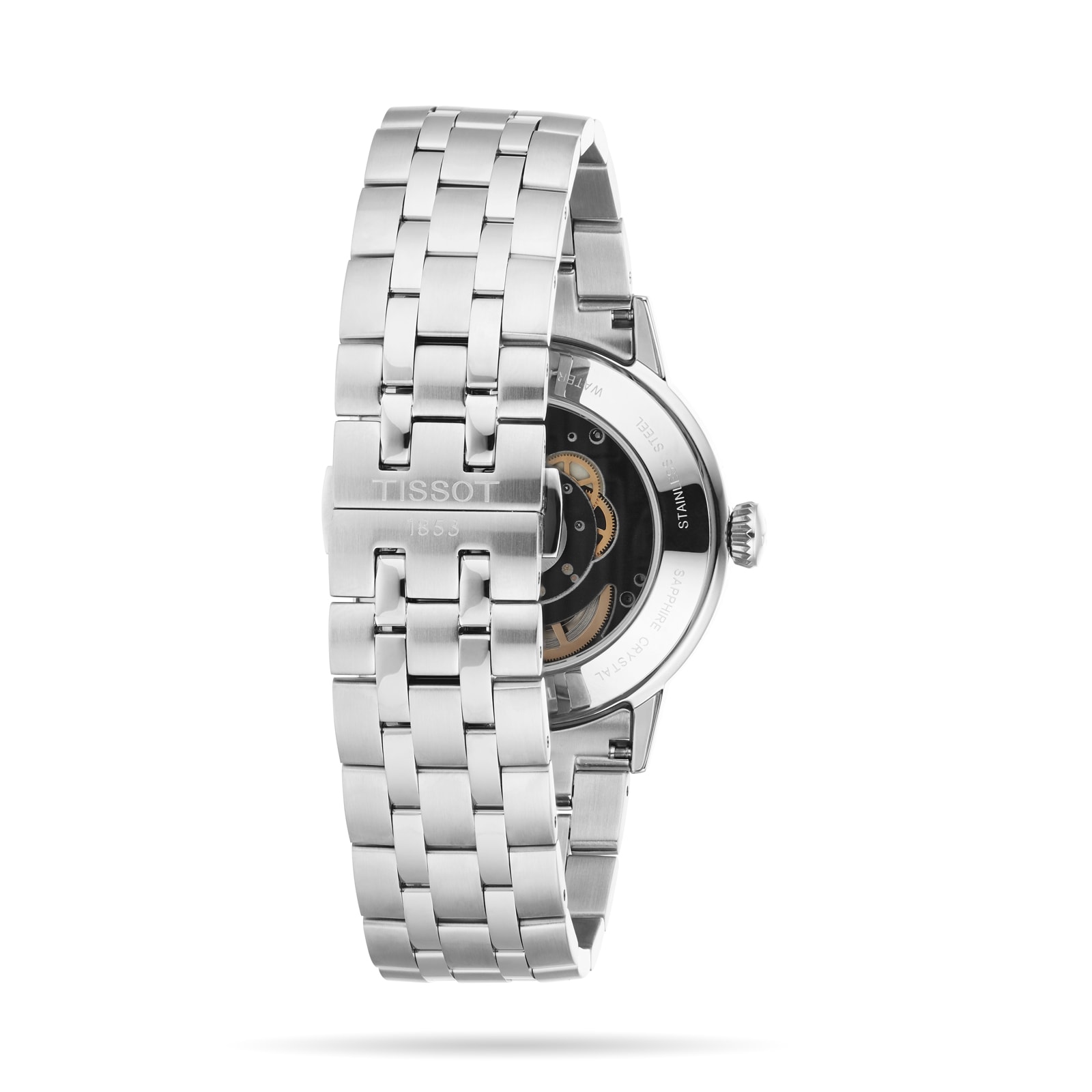 Tissot men's stainless steel bracelet outlet watch