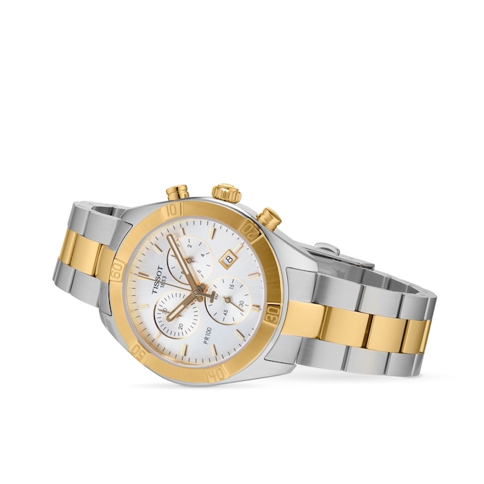 Tissot PR100 Sport Chic Chronograph 38mm Ladies Watch