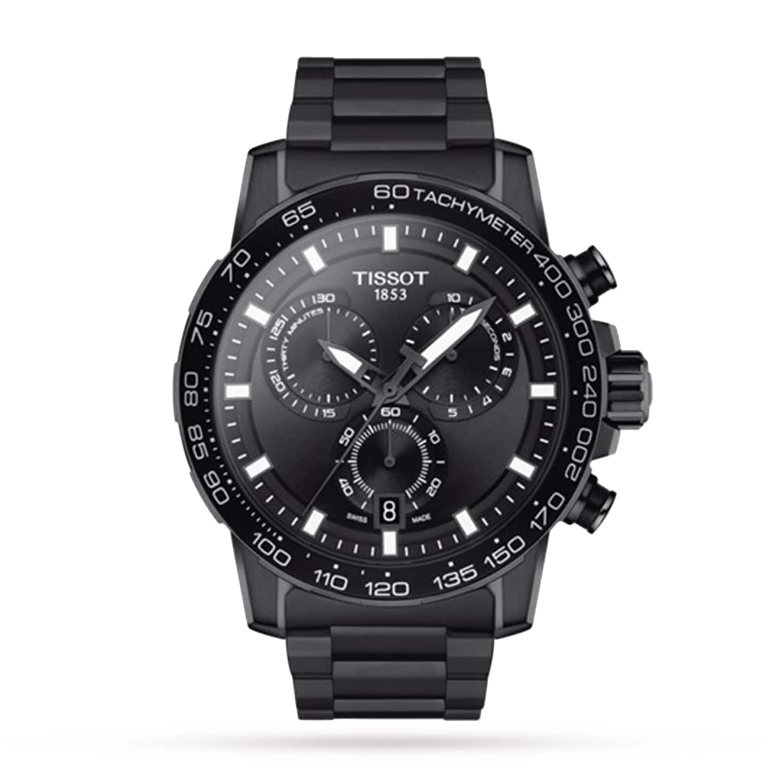Tissot Supersport Chrono 45.5mm Mens Watch Black Tissot Supersport Chrono 45.5mm Mens Watch Black