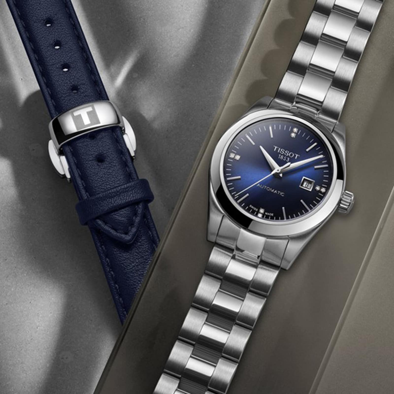 Tissot blu sales