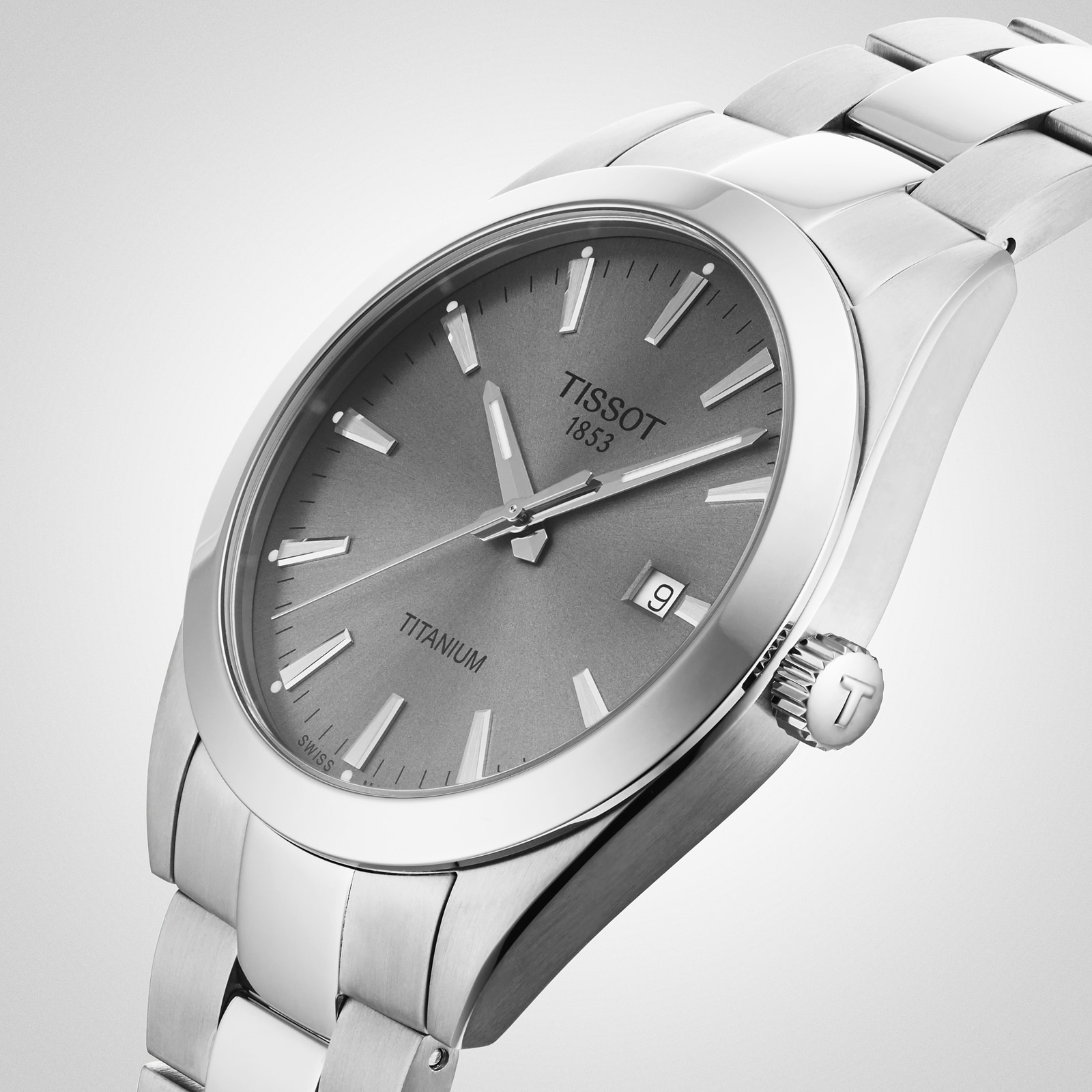 Tissot Gentleman 40mm Mens Watch Silver