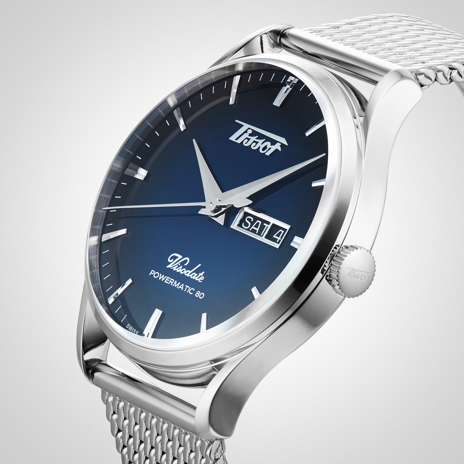 Tissot heritage visodate on sale blue