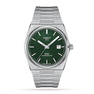 Tissot T-Classic PRX Powermatic 80 40mm Mens Watch Green