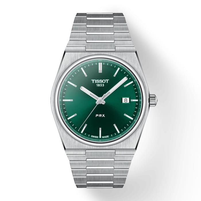 Tissot T-Classic PRX 40mm Mens Watch Green