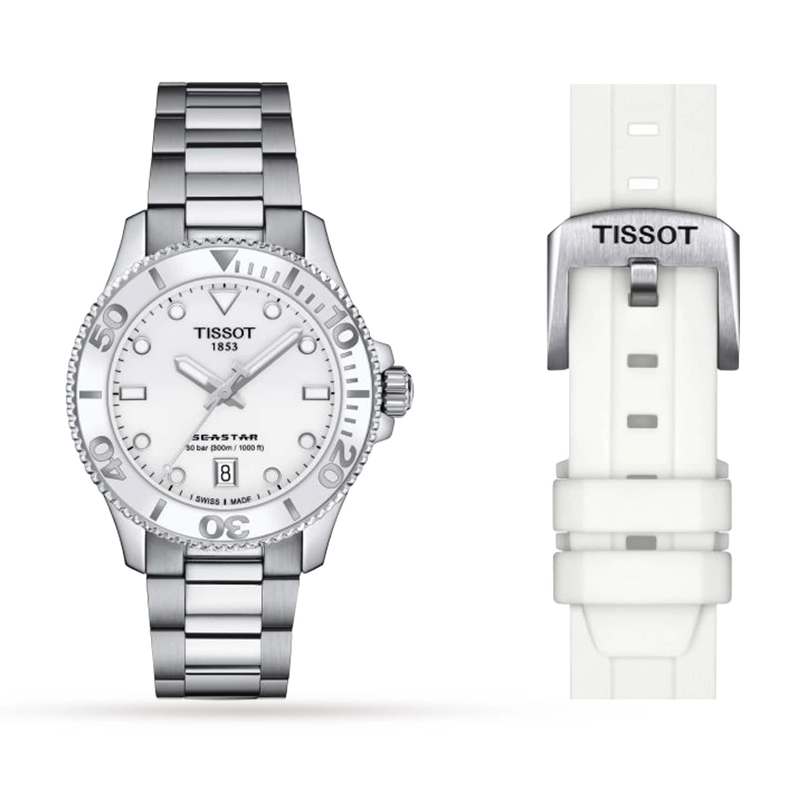 Tissot Seastar 1000 36mm Unisex Watch Interchangeable Strap Tissot Seastar 1000 36mm Unisex Watch Interchangeable Strap