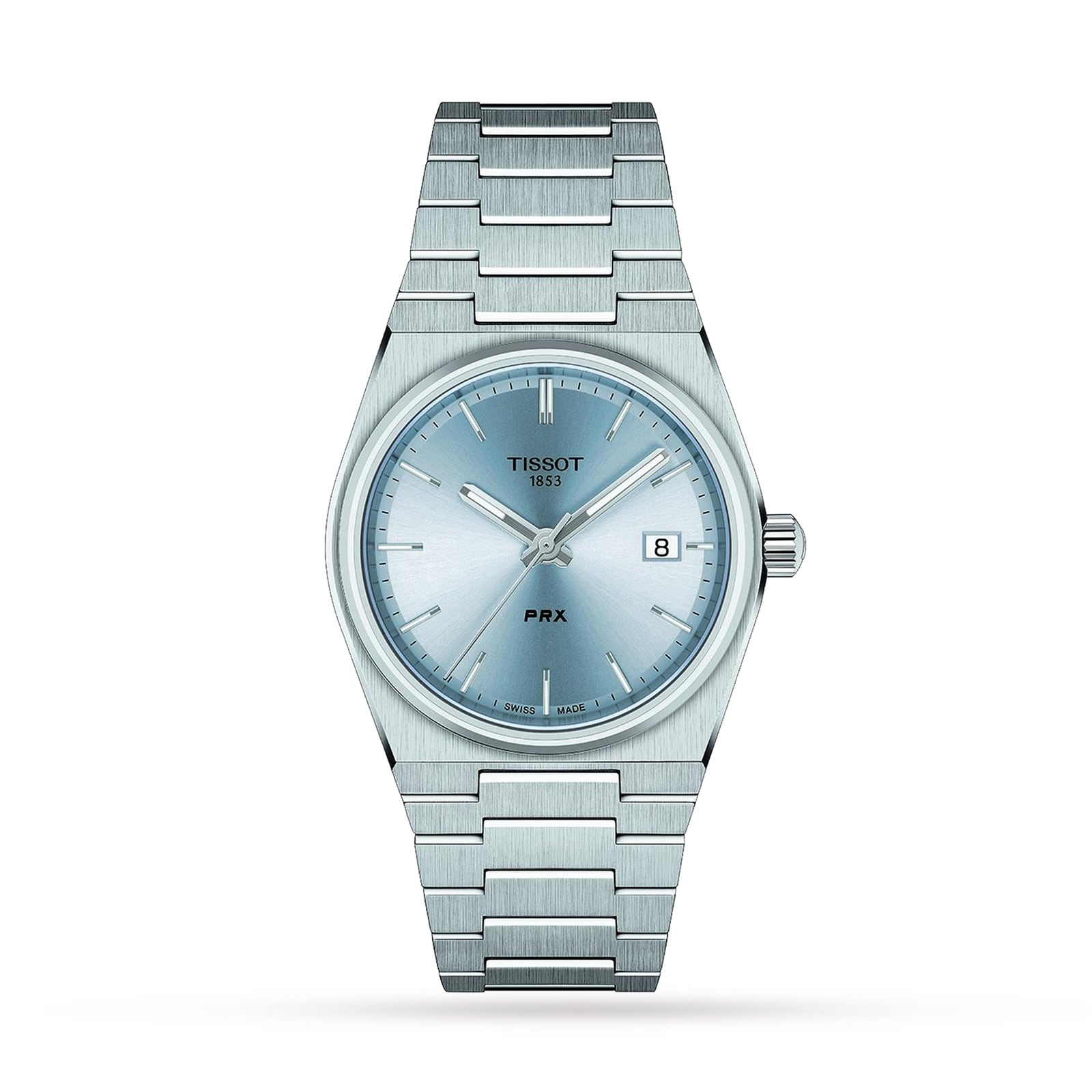 T Classic PRX 35mm Unisex Watch Light Blue