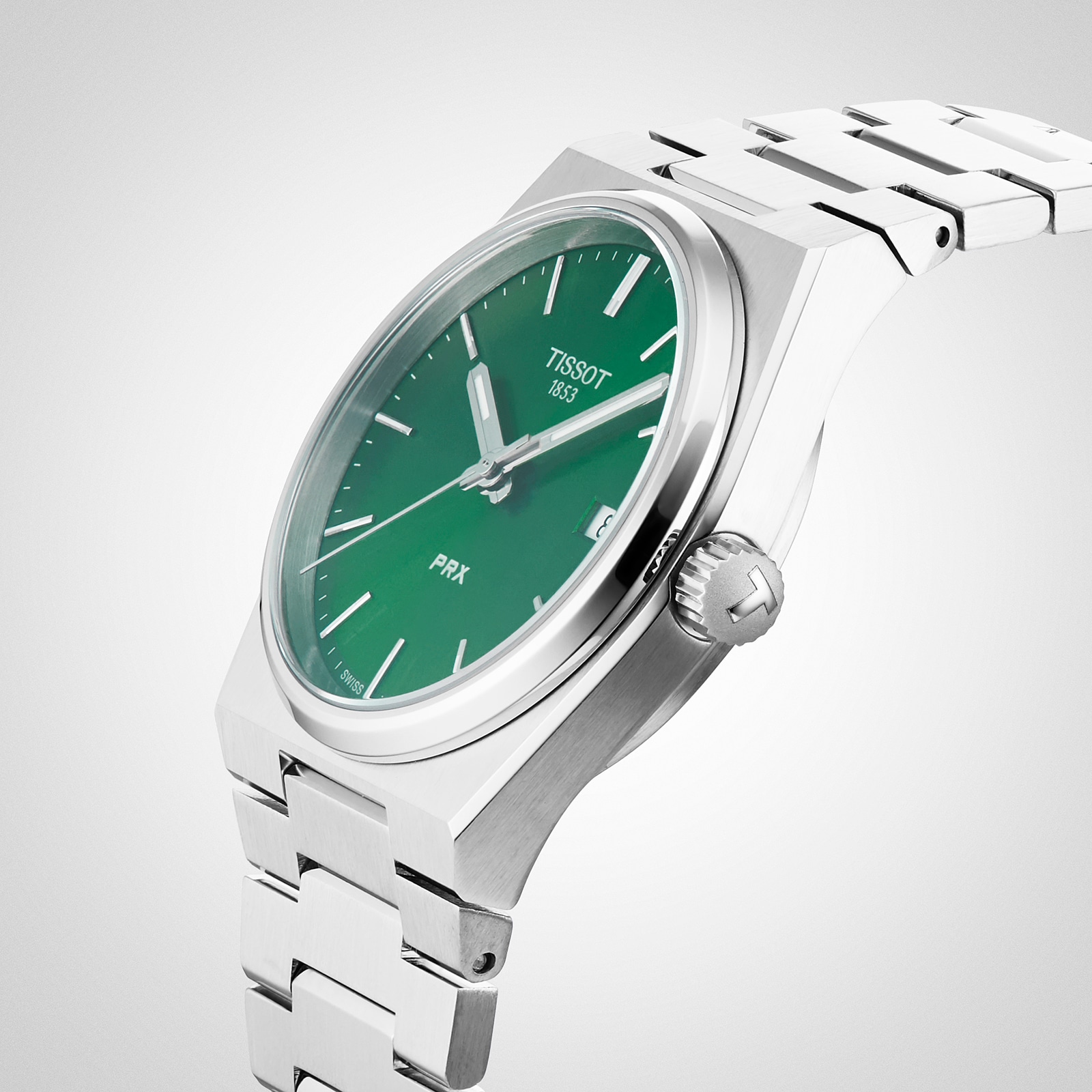 T Classic PRX 35mm Unisex Watch Green