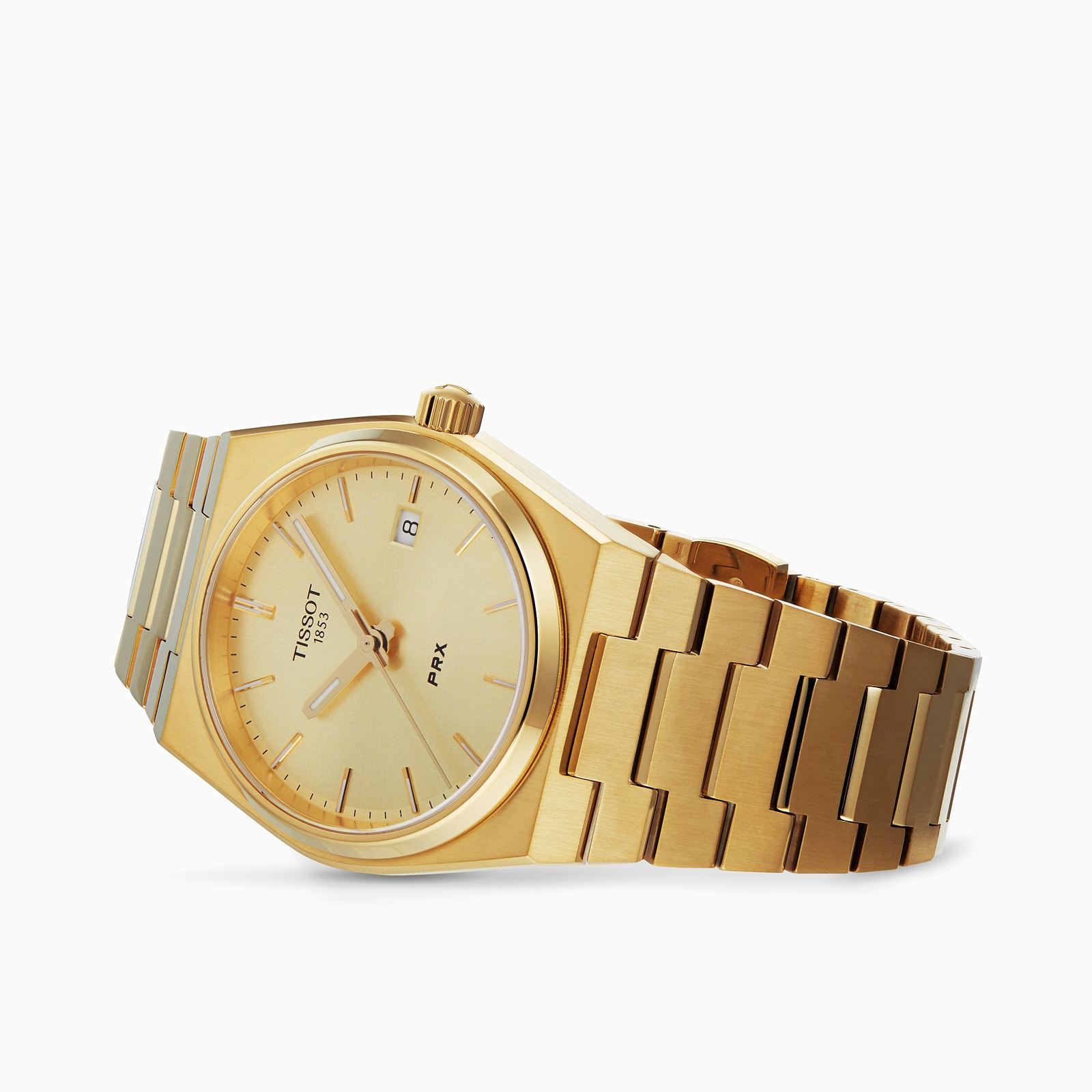 T Classic PRX 35mm Unisex Watch Gold