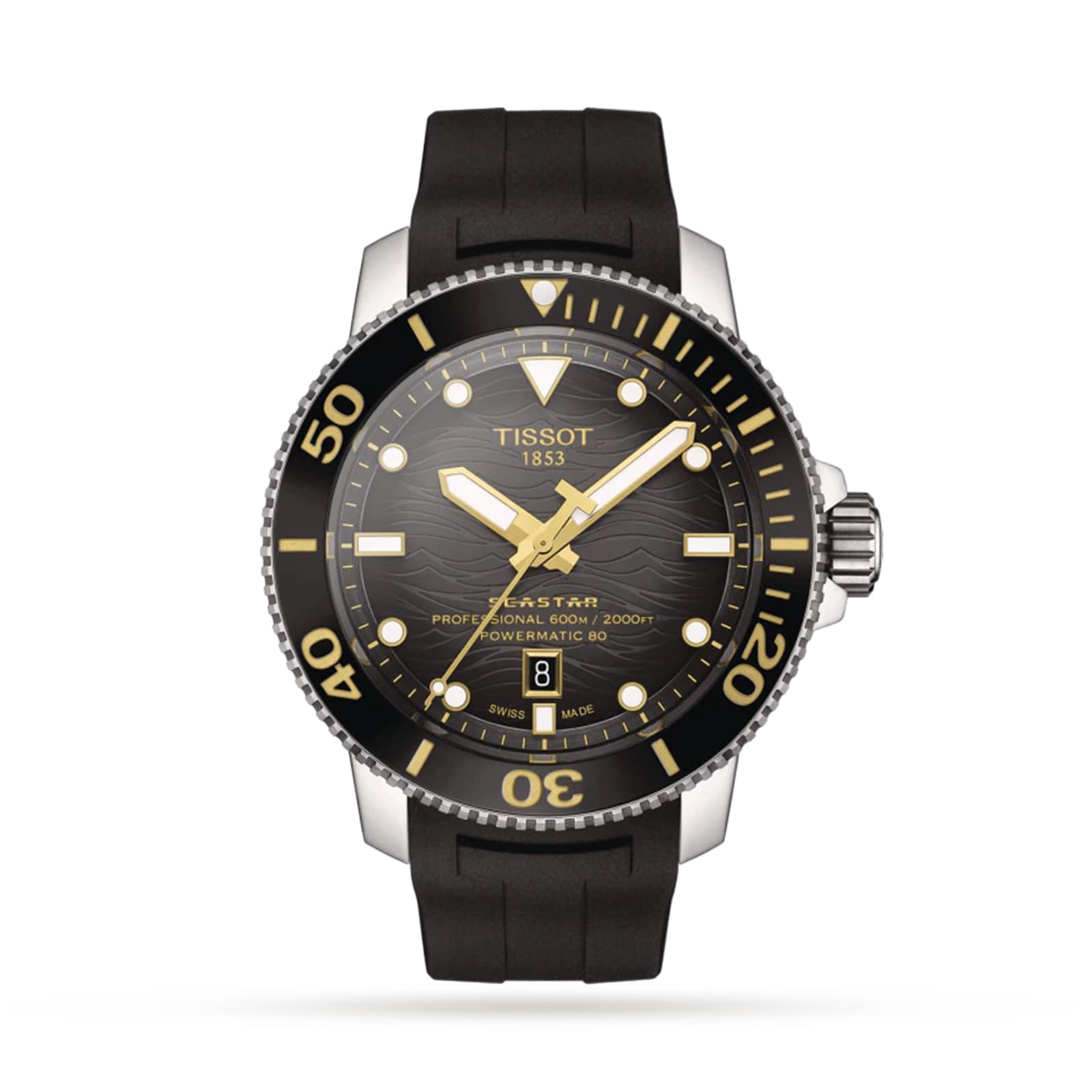 Tissot T-Sport Seastar 2000 Professional Powermatic 80 46mm Mens Watch Tissot T-Sport Seastar 2000 Professional Powermatic 80 46mm Mens Watch