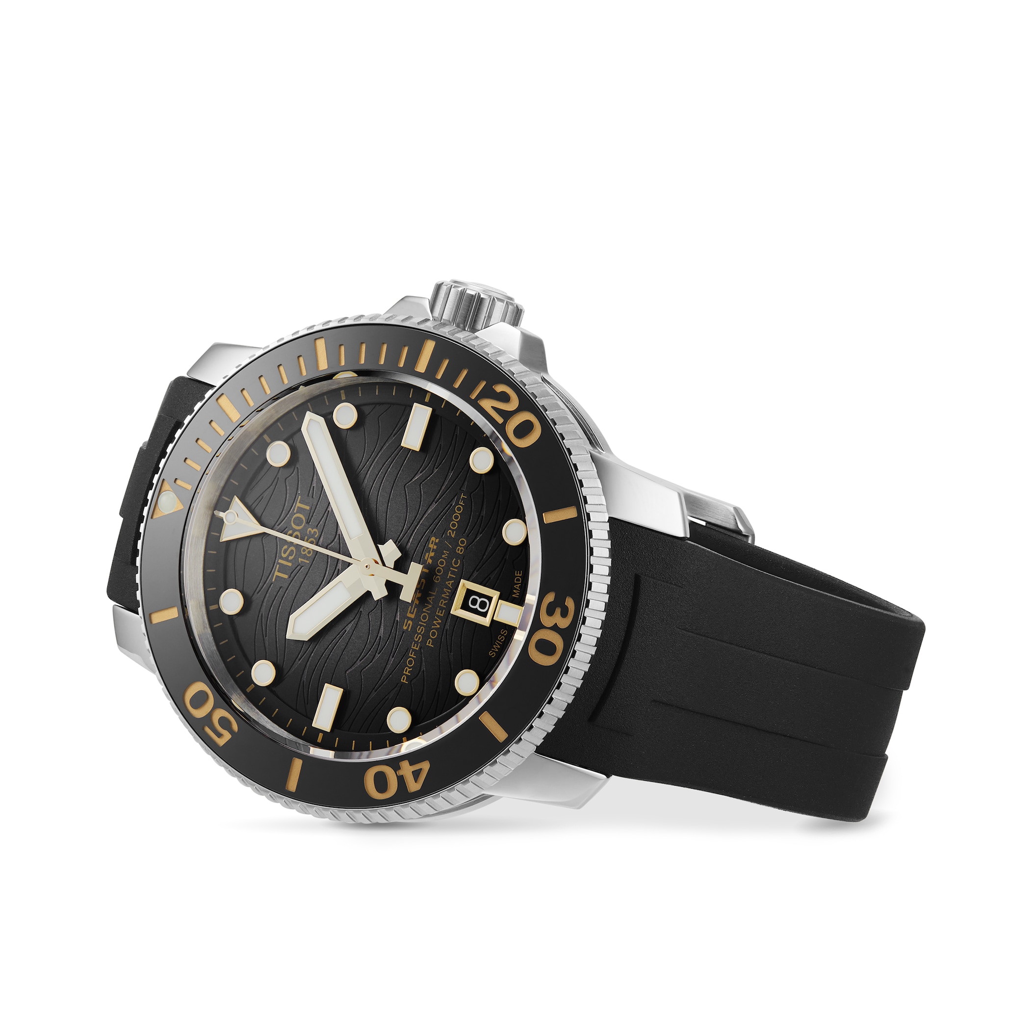 Tissot T-Sport Seastar 2000 Professional Powermatic 80 46mm Mens Watch Tissot T-Sport Seastar 2000 Professional Powermatic 80 46mm Mens Watch