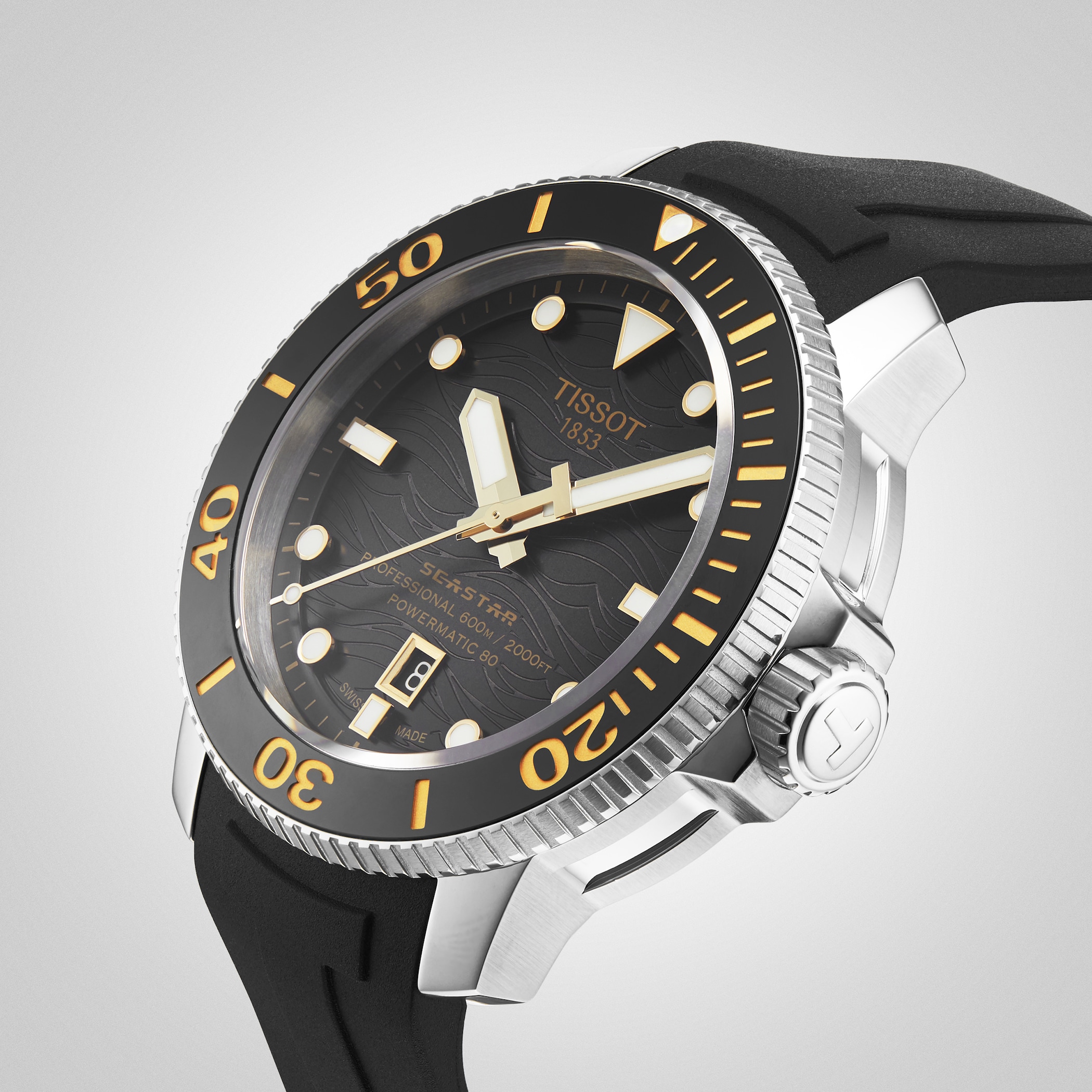 Tissot T-Sport Seastar 2000 Professional Powermatic 80 46mm Mens Watch Tissot T-Sport Seastar 2000 Professional Powermatic 80 46mm Mens Watch
