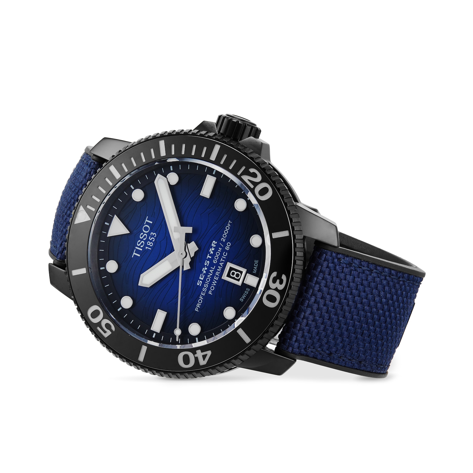 Tissot Seastar 2000 Powermatic 46mm Mens Watch