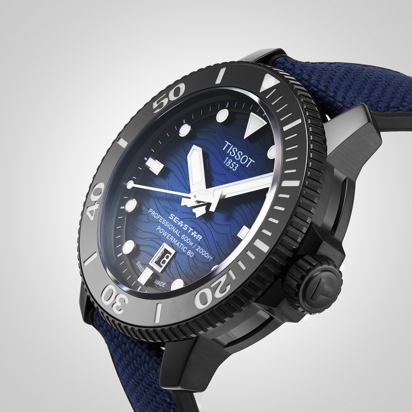 Tissot Seastar 2000 Powermatic 46mm Mens Watch