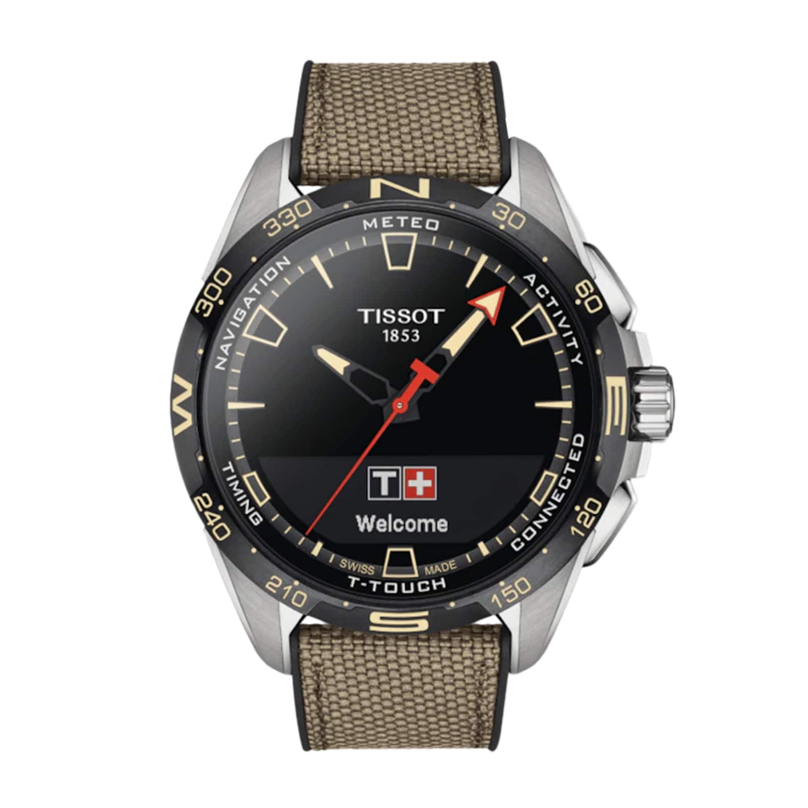 Photos - Smartwatches TISSOT T-Touch Solar Connect 47.5mm Watch 