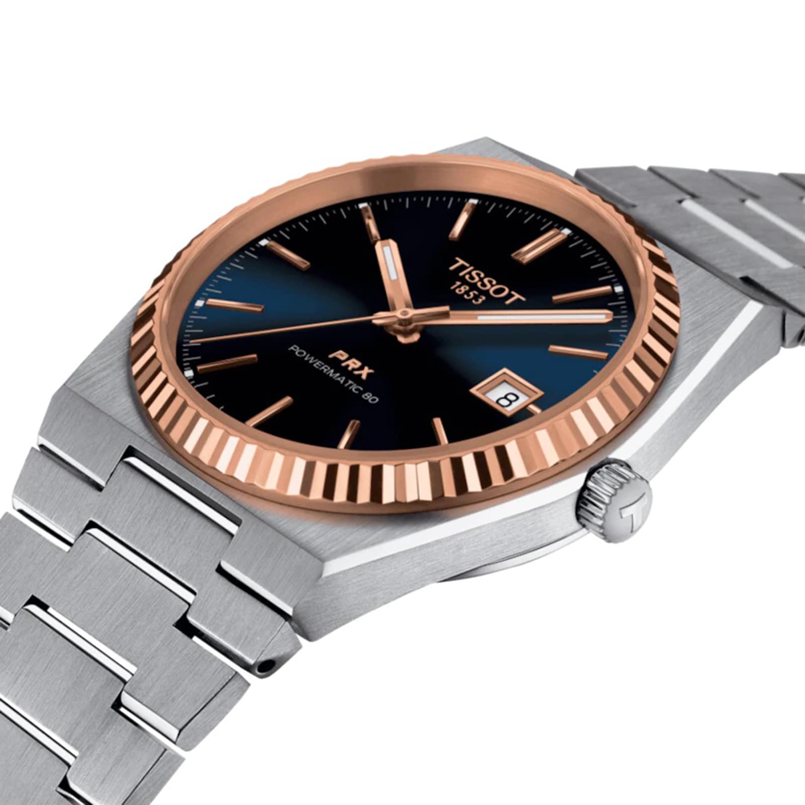 PRX Powermatic 18K Rose Gold Bezel 40mm Mens Watch