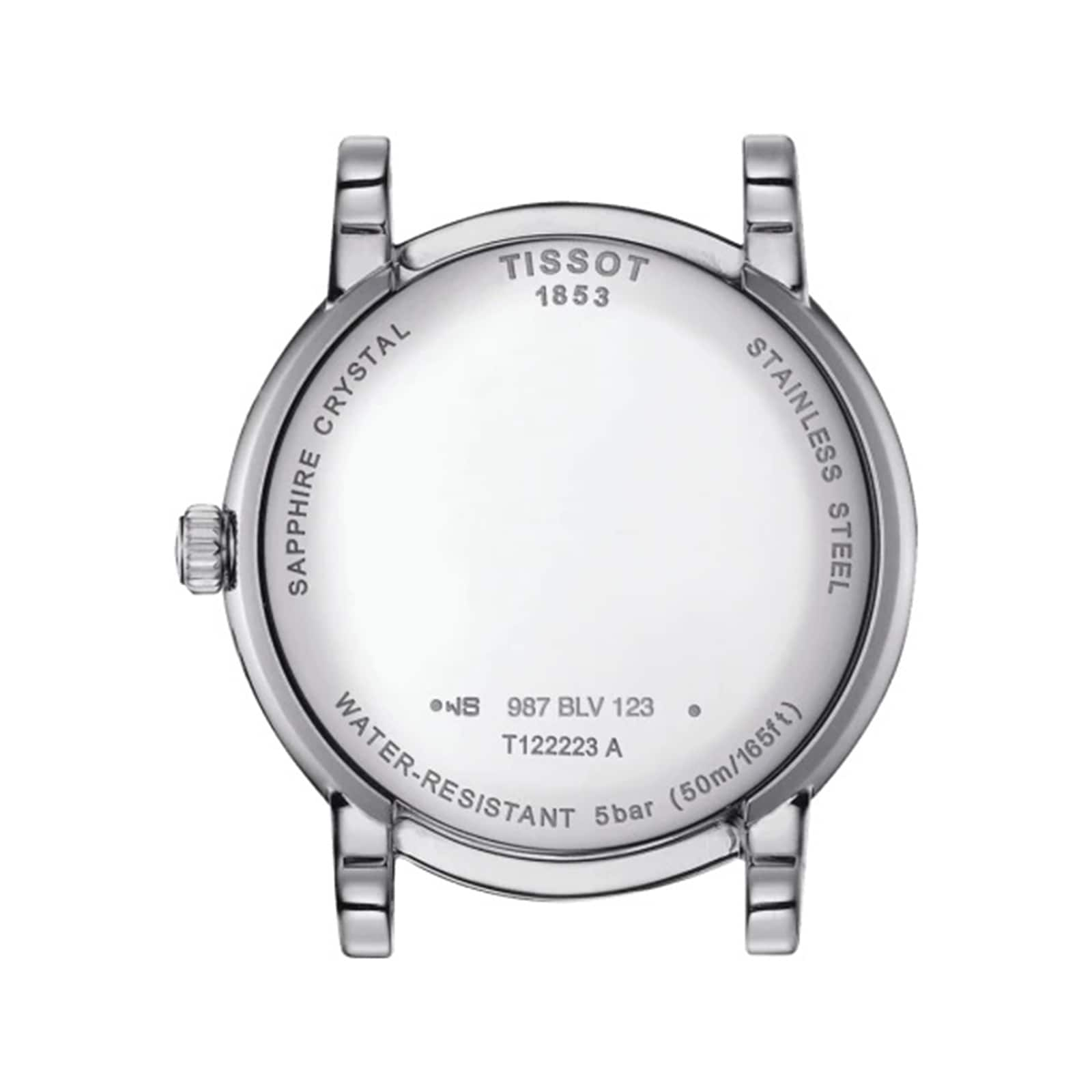 Tissot 1853 ladies shop watch sapphire crystal