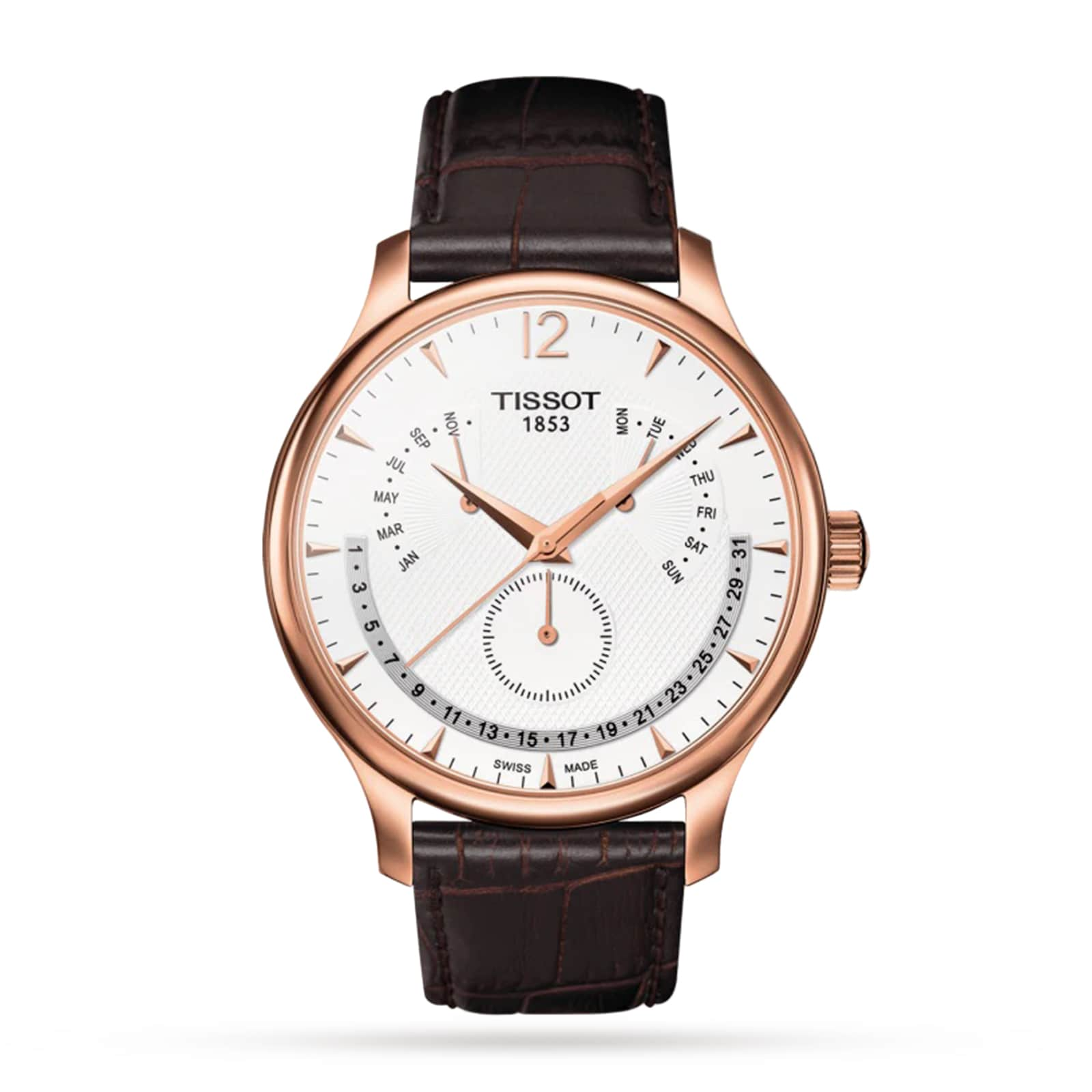 Tissot T Classic Tradition 42mm Mens Watch T0636373603700 Mappin