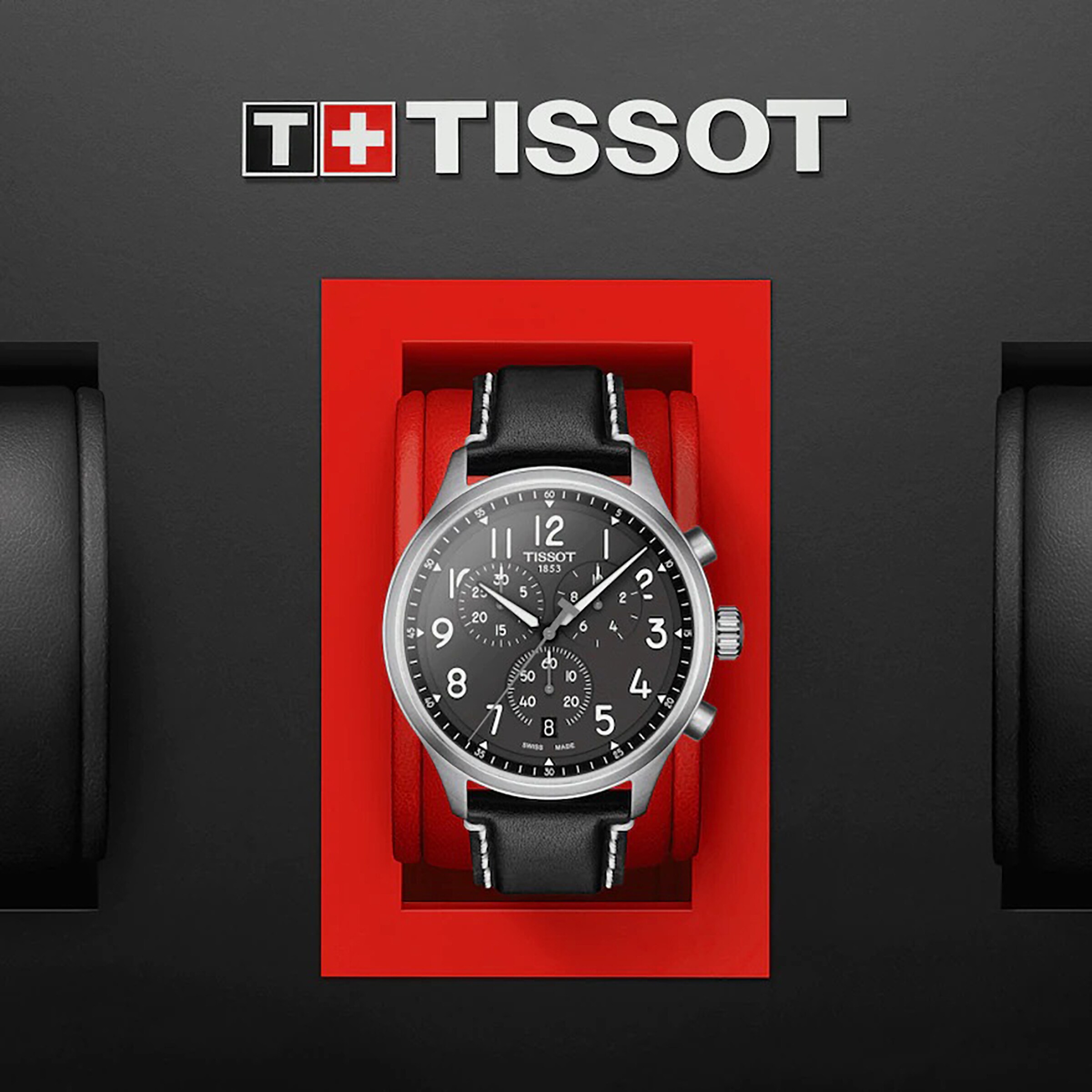 Tissot black face online watch