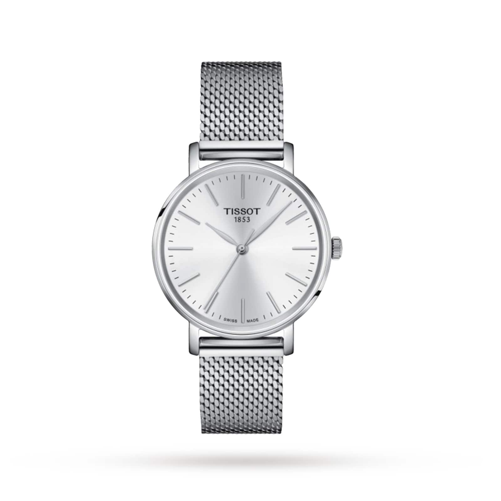 Tissot Everytime Silver 34mm Ladies Watch