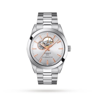Tissot T-Classic Gentleman Open Heart 40mm Mens Watch