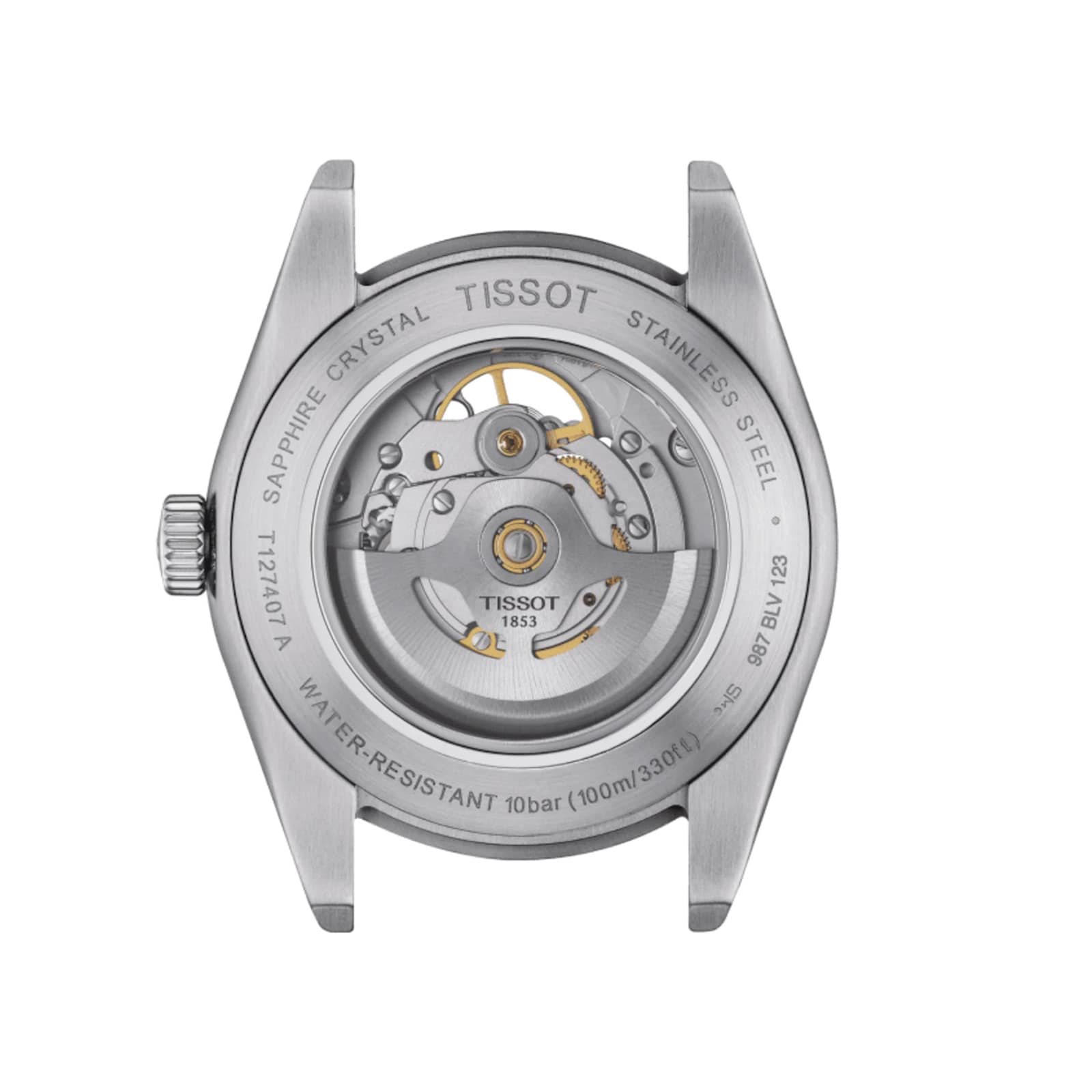 Tissot Gentleman Open Heart 40mm Mens Watch White