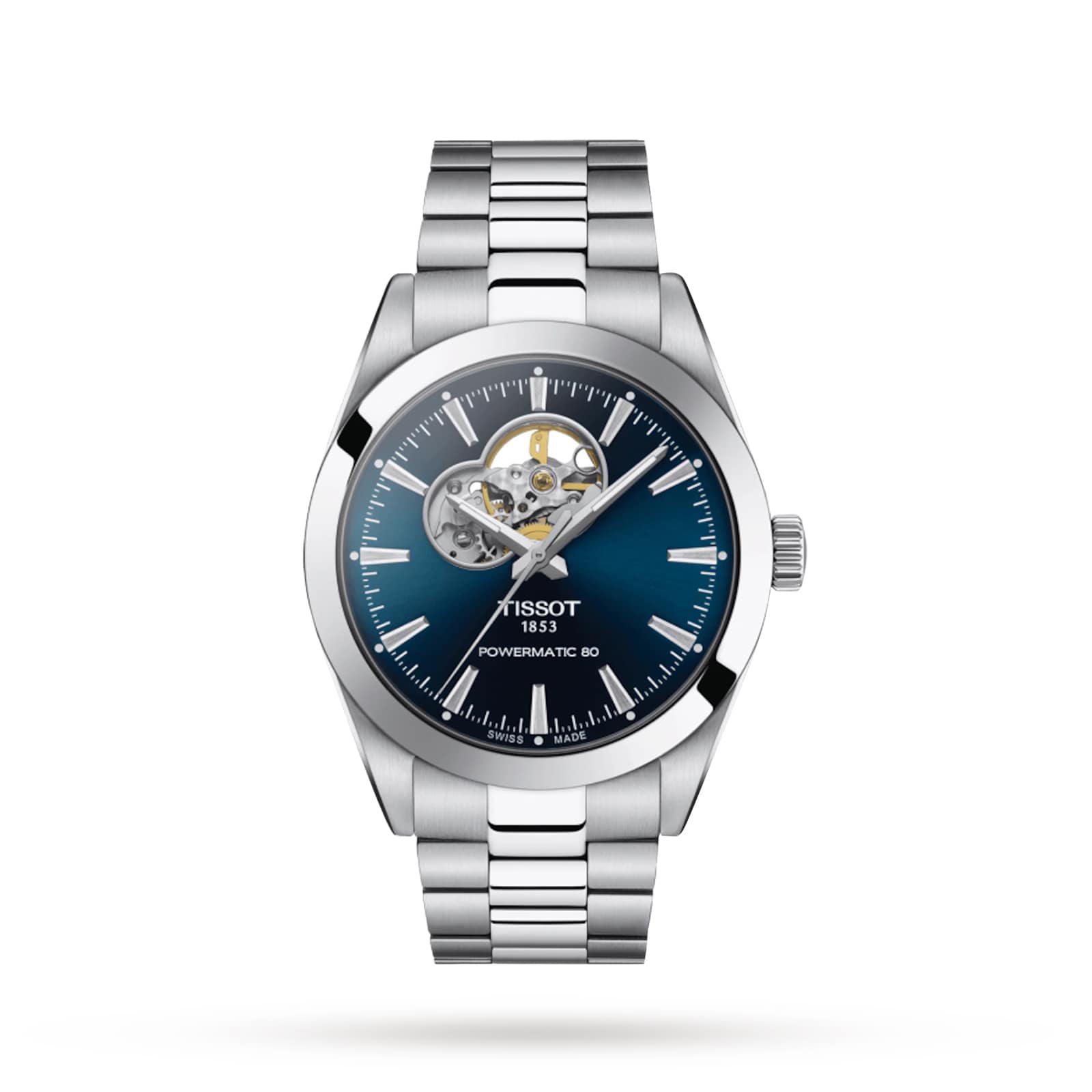 T-Classic Gentleman Open Heart 40mm Mens Watch