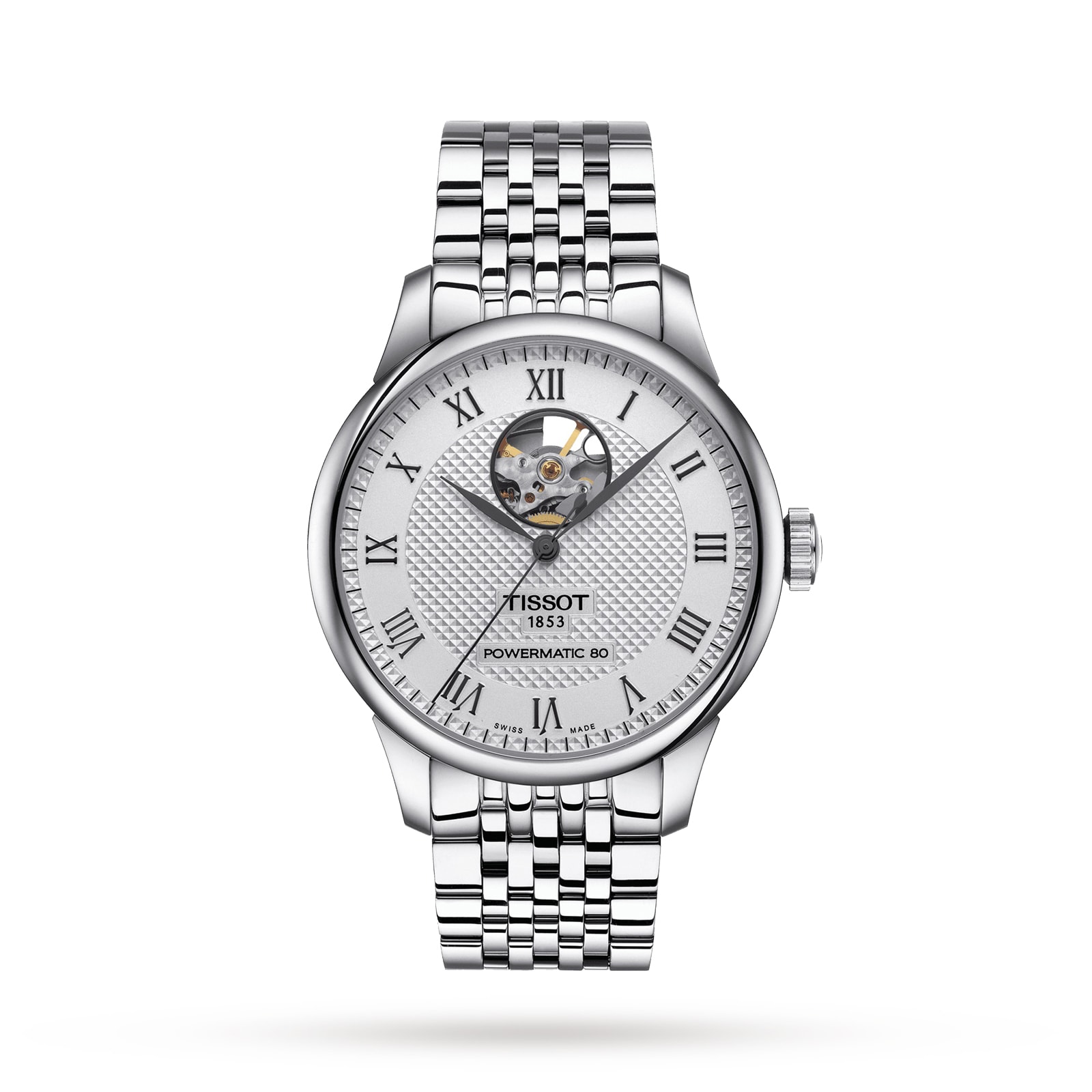 Tissot Le Locle Powermatic 80 Open Heart 39mm Mens Watch